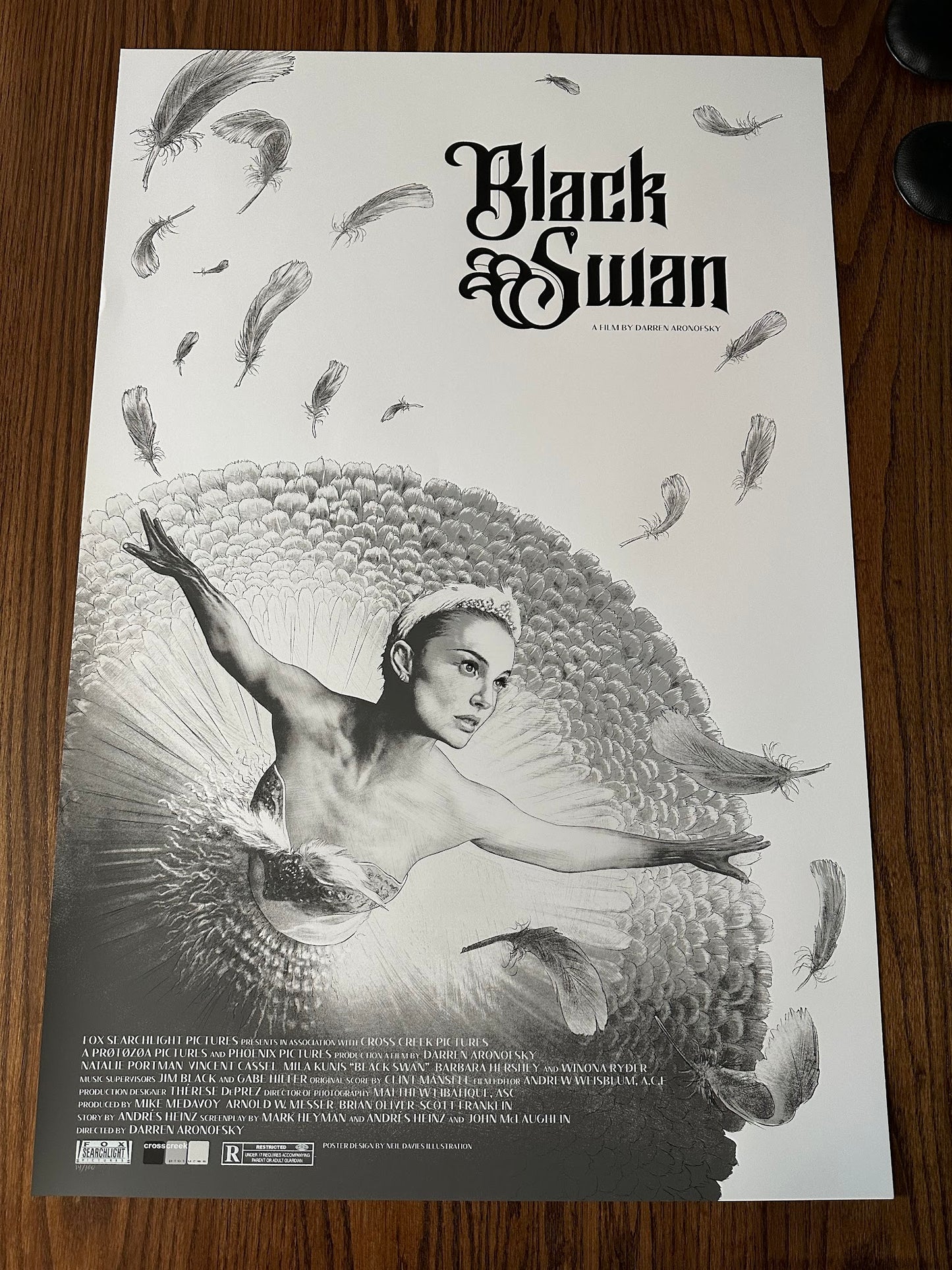 Neil Davies - Black Swan - 24x36 - Limited Edition Poster