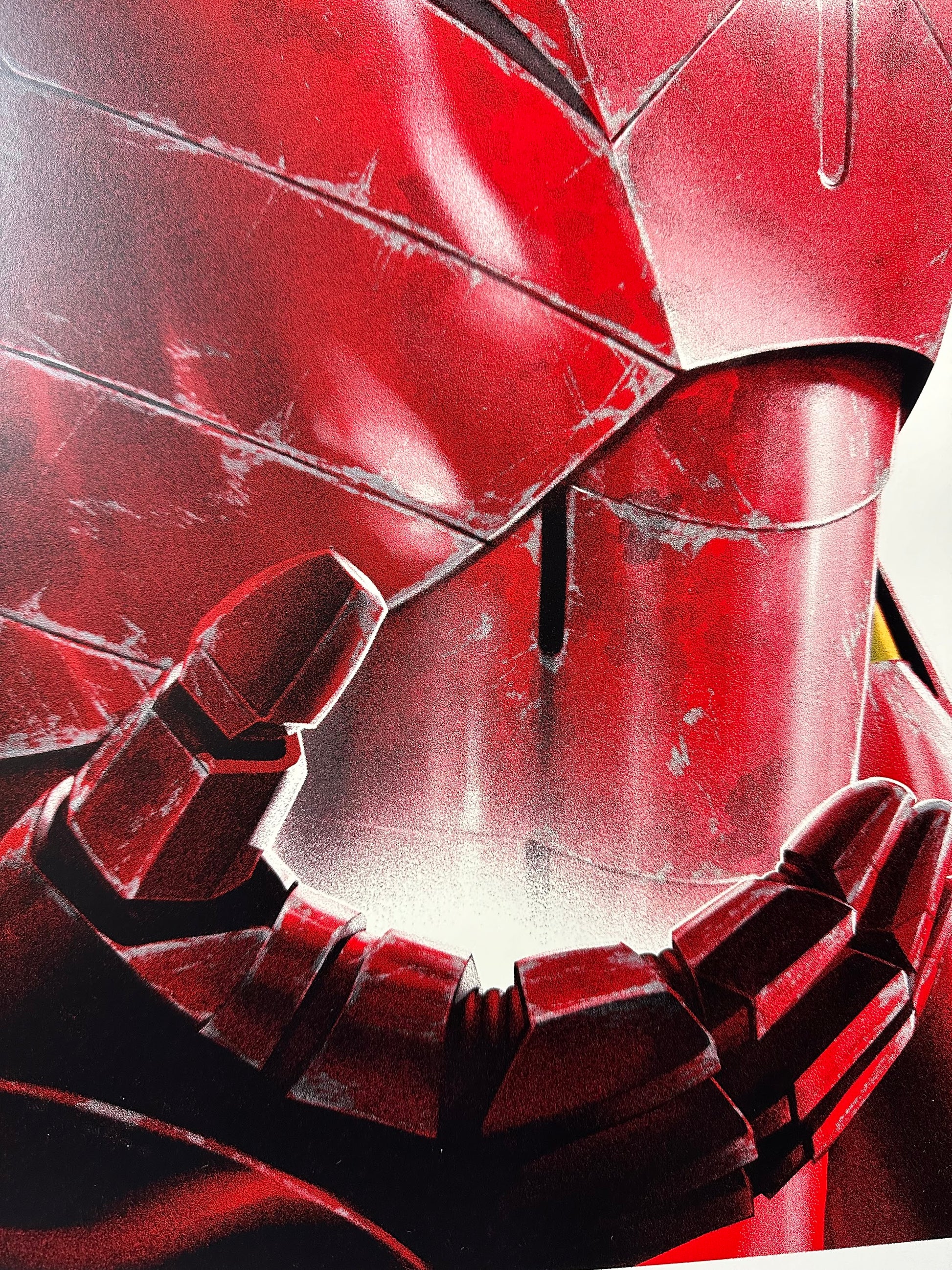 Phantom City Creative - Iron Man Mark III Battle Variant 24x36 movie poster - detail image 6