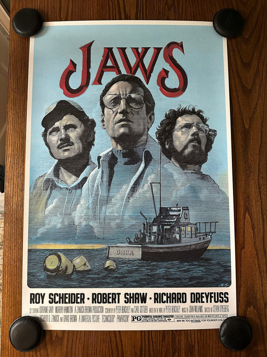 Mark Summers - Jaws 24x36 movie poster