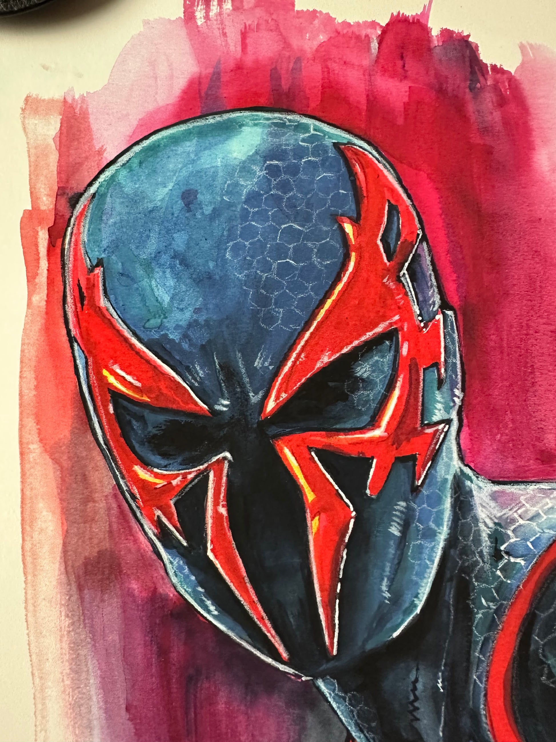 Tim Doyle - Shiny Objects Spider-Man 2099 8x10 art print - detail image 2