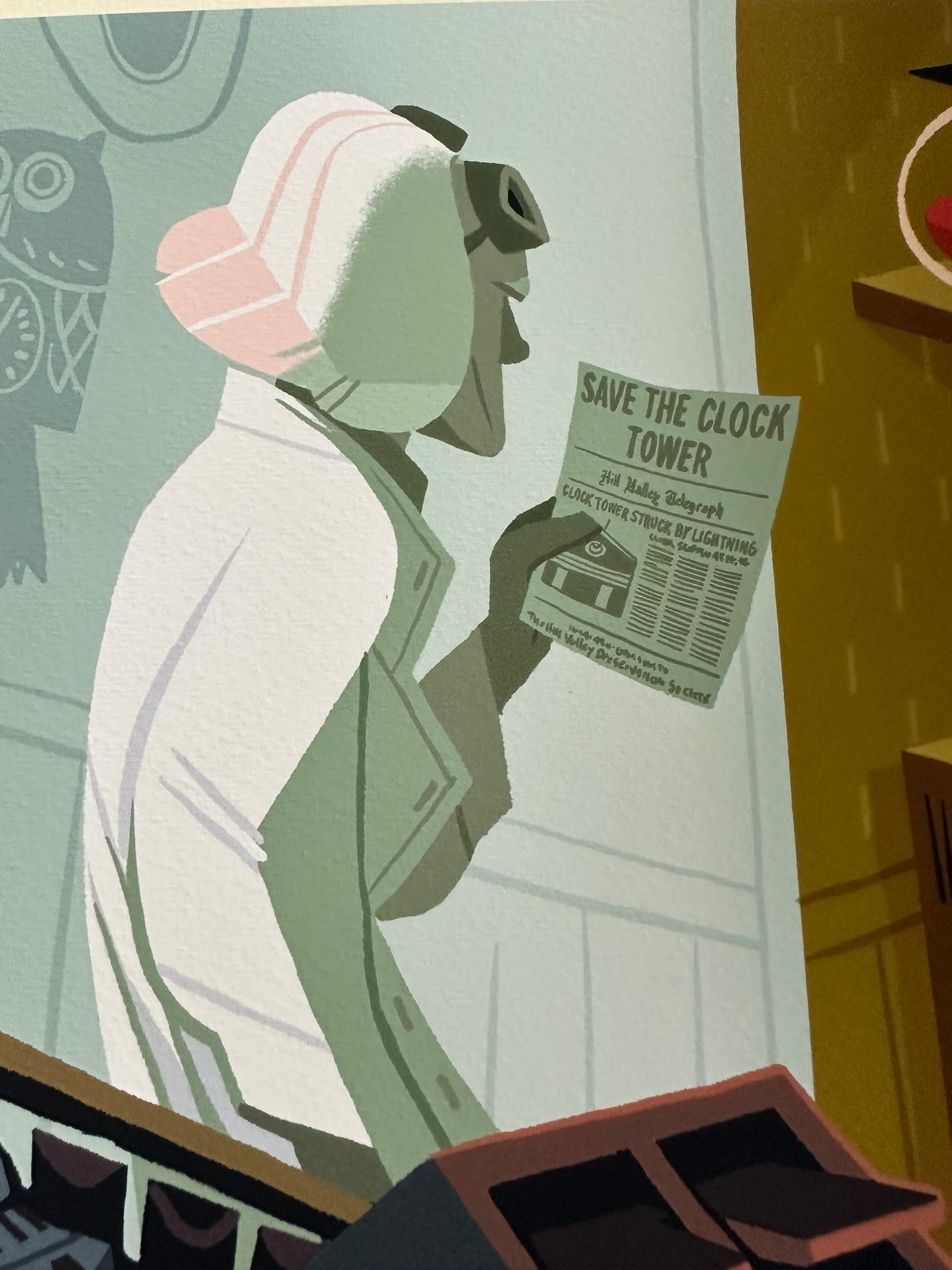Glen Brogan - Back to the Future 12x24 movie poster - detail image 2
