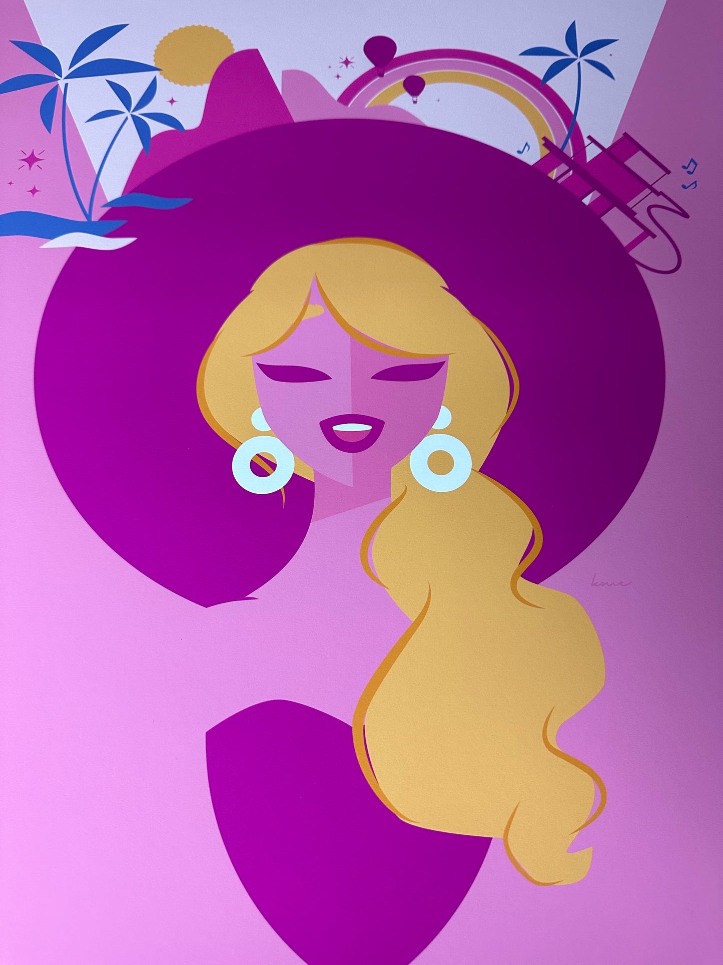 Kelly McMahon - Barbieland 18x24 movie poster - detail image 2