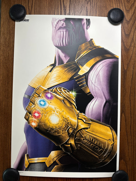 Phantom City Creative - Thanos Infinity Gauntlet 24x36 movie poster