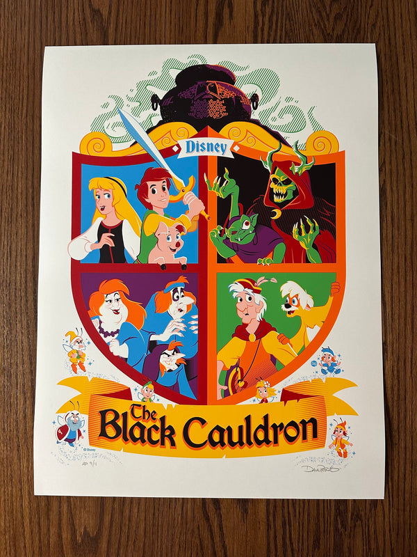 Dave Perillo - Disney's The Black Cauldron - 18x24 - Limited Edition Print