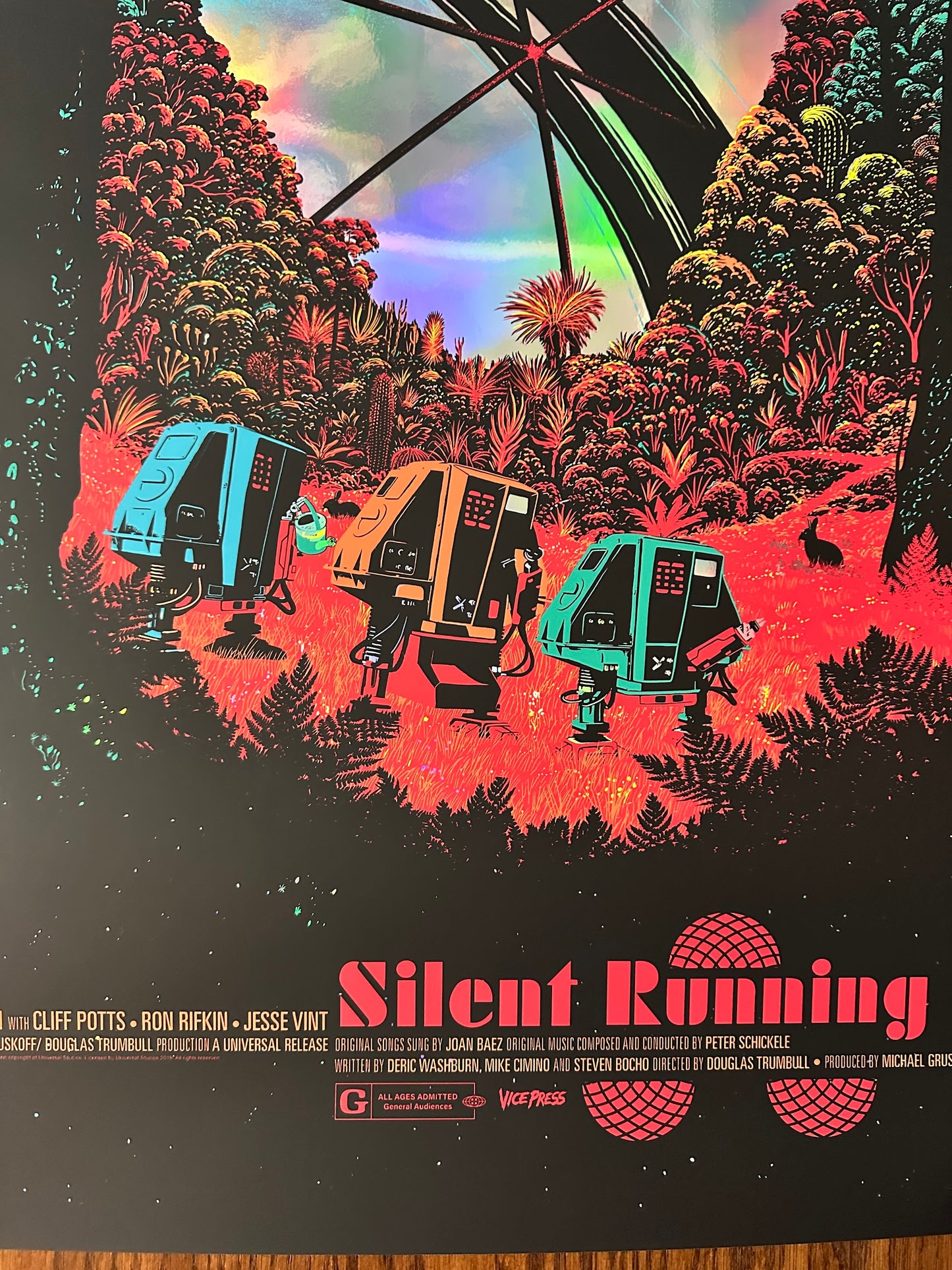 Raid71 - Silent Running Foil Variant 24x36 movie poster - detail image 3