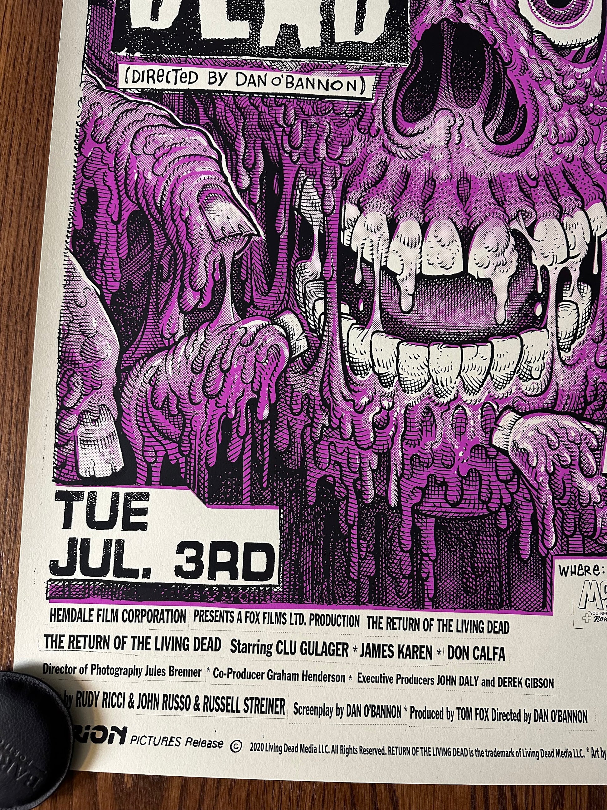 Florian Bertmer - Return of the Living Dead 24x36 movie poster - detail image 4