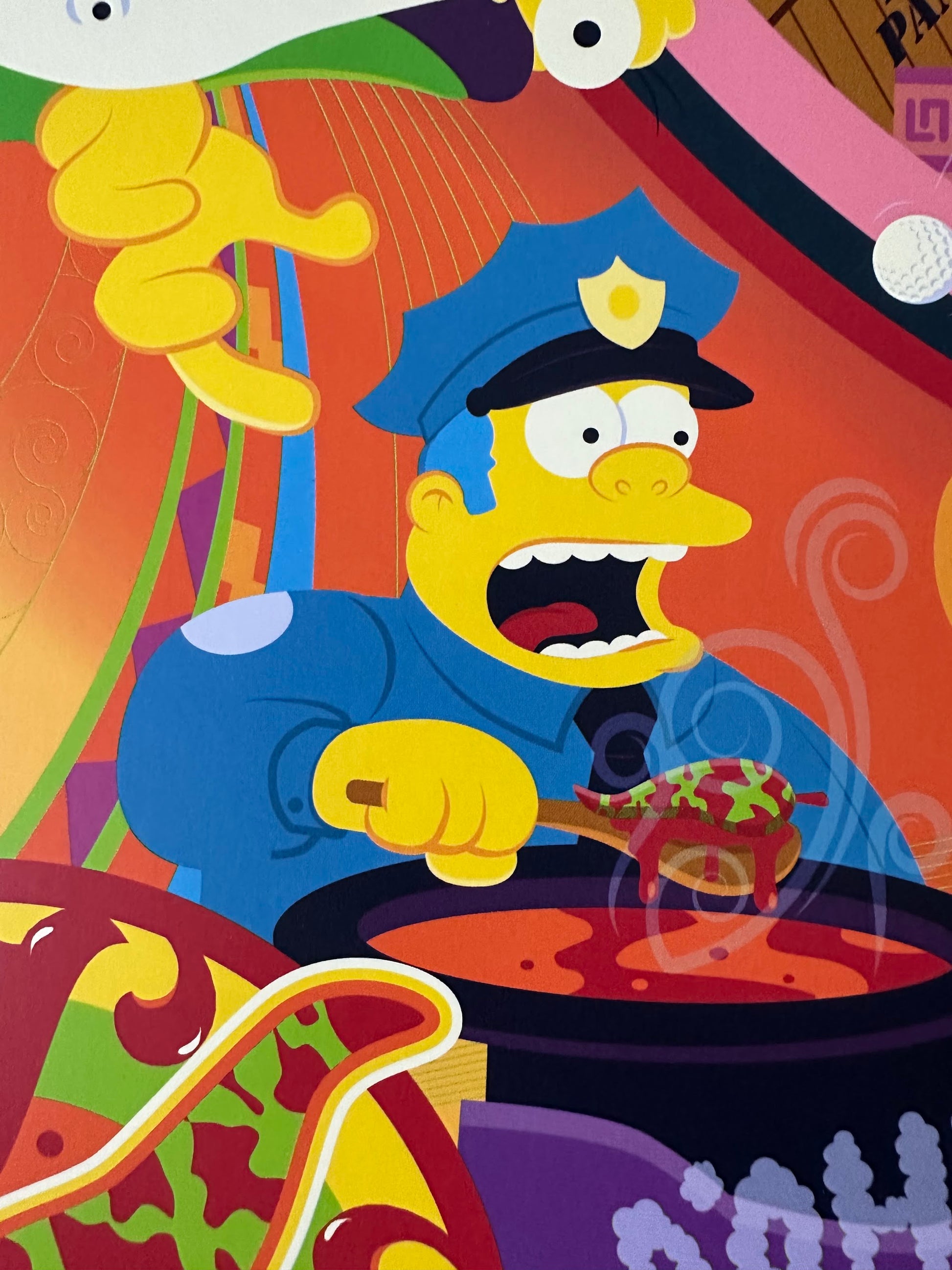 Dave Perillo - The Simpsons Mysterious Voyage of Homer 18x24 art print - detail image 4