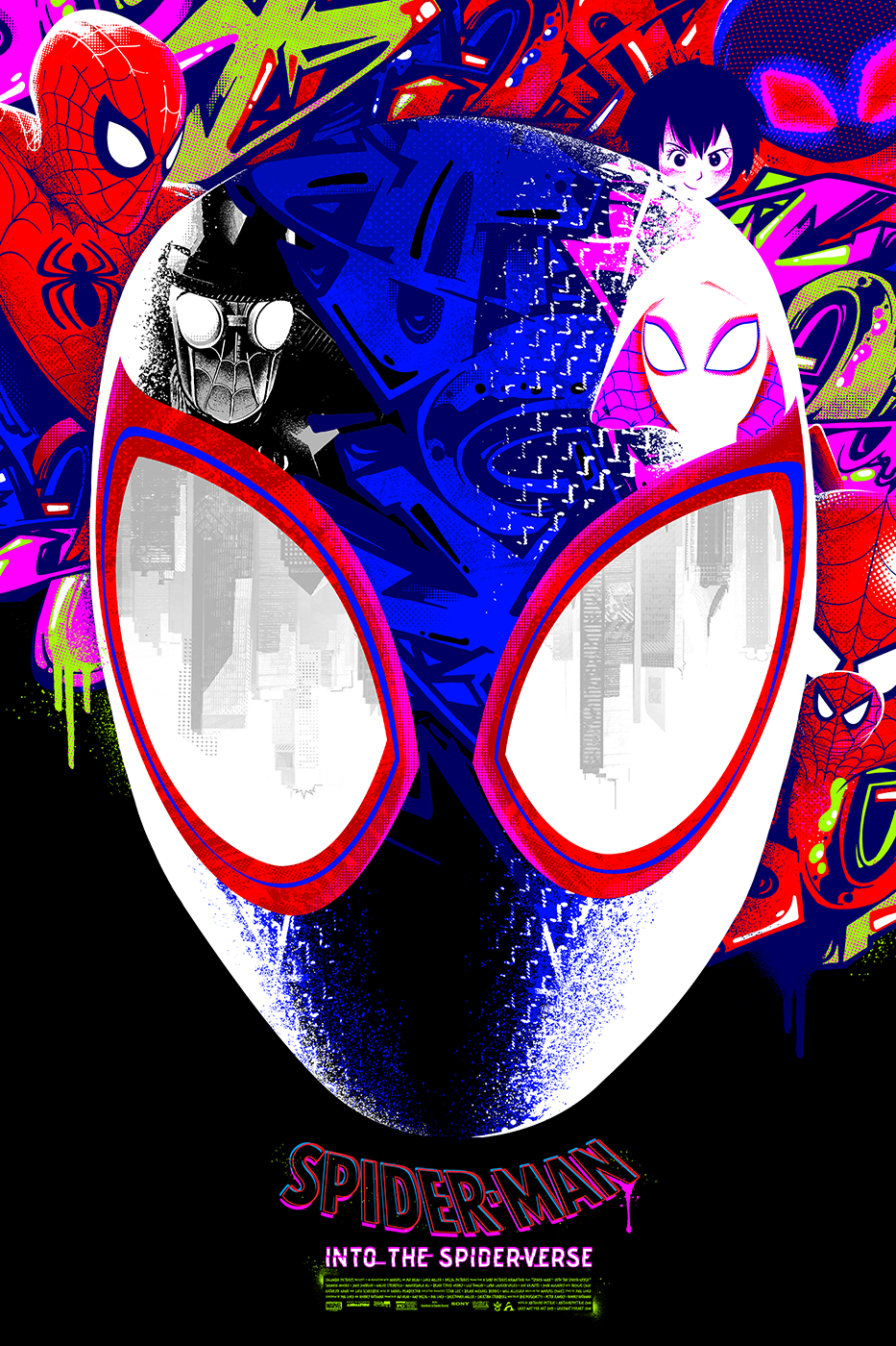 Anthony Petrie - Spider-Man Into the Spider-verse 24x36 movie poster - detail image 9