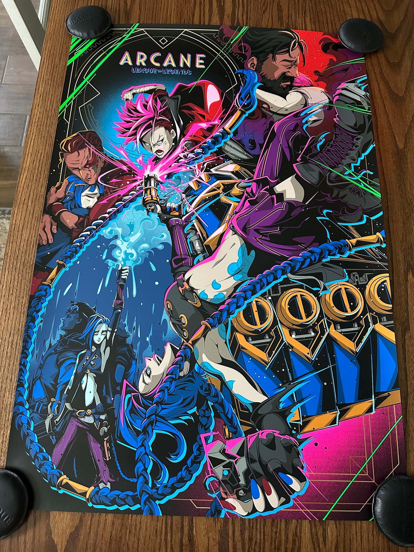 Man Tsun Tsang - Arcane League of Legends 36x24 movie poster