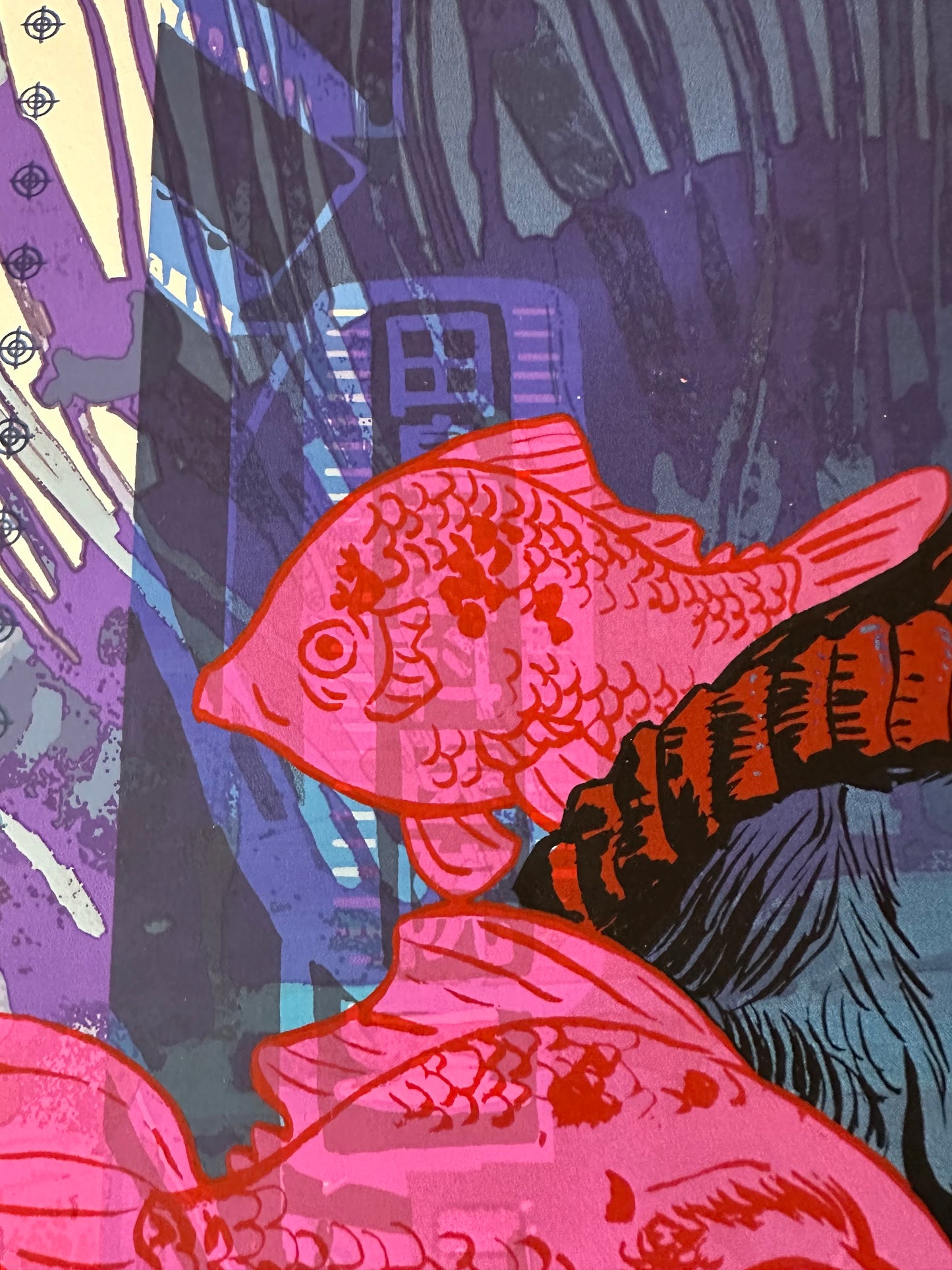 Tim Doyle - Bill Murray Life Aquatic Test Print 18x24 art print - detail image 5