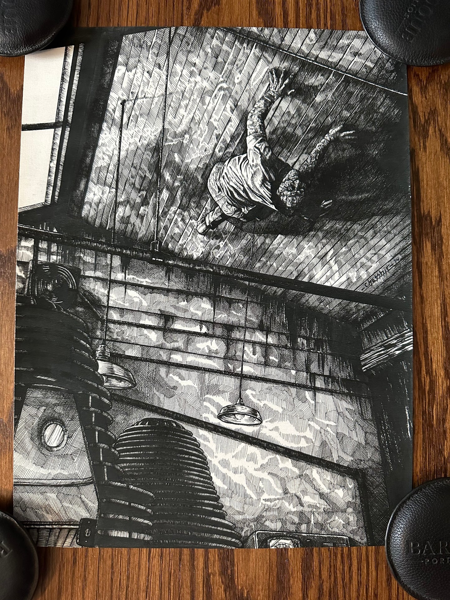 Nathan Chesshir - The Creeping Terror 16x12 art print