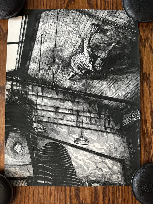 Nathan Chesshir - The Creeping Terror 16x12 art print