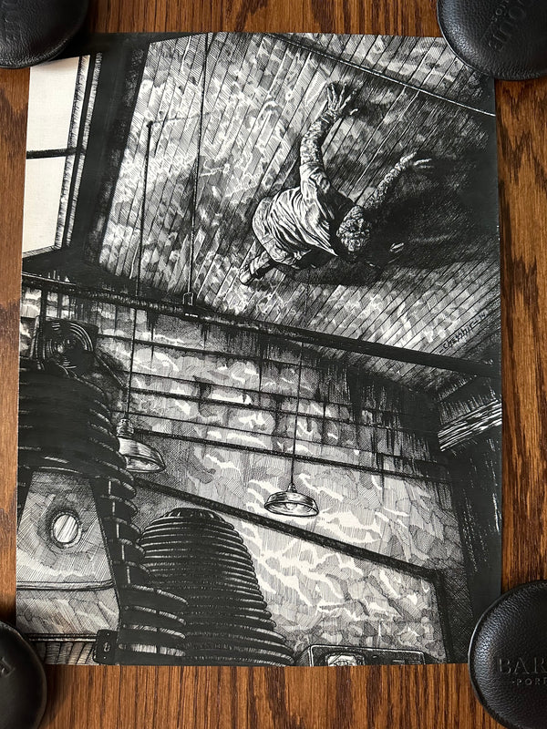 Nathan Chesshir - The Creeping Terror - 16x12 - Limited Edition Print