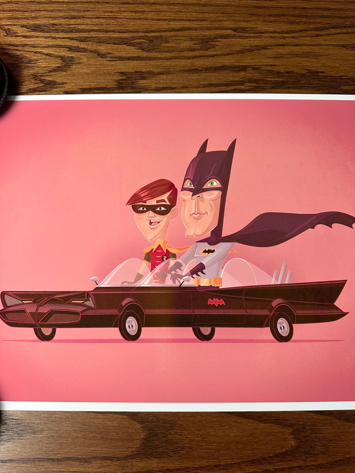 James Gilleard - Batman & Robin 11.7x16.5 art print - detail image 4