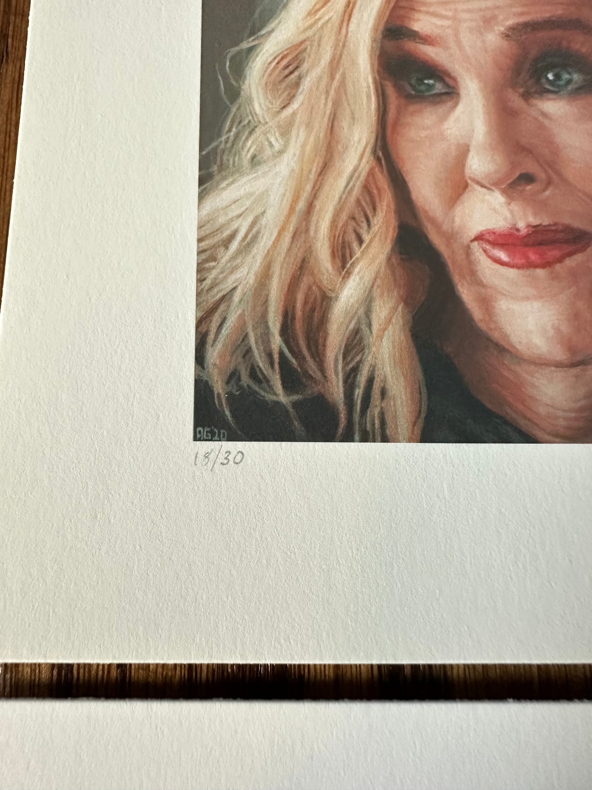 Ashton Gallagher - Schitt's Creek Rose Family Portrait Set 6x6 art print - detail image 6