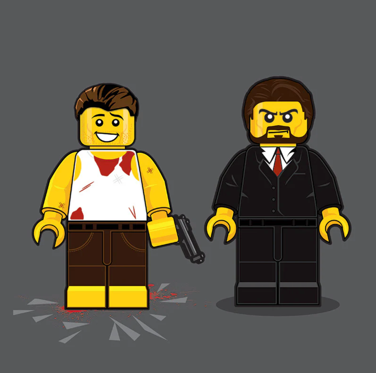 Dan Shearn - Lego Die Hard 12x12 art print - detail image 5