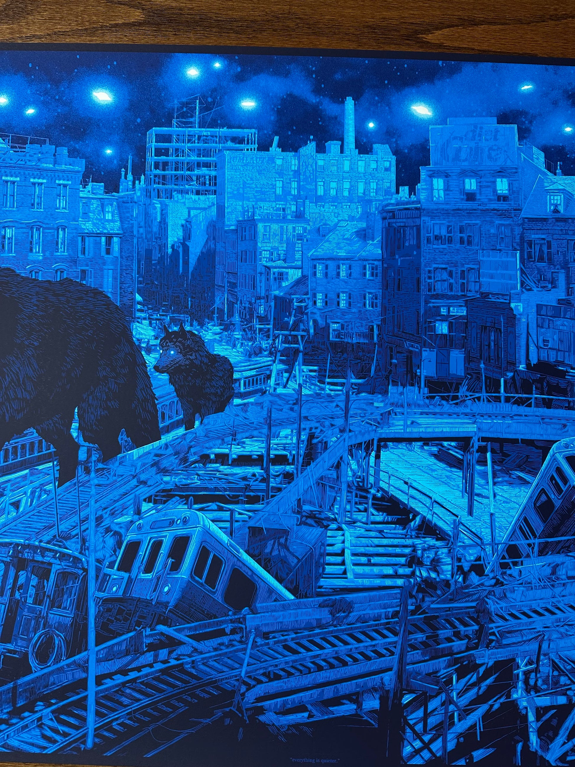 Daniel Danger - Everything is Quieter 36x24 movie poster - detail image 3