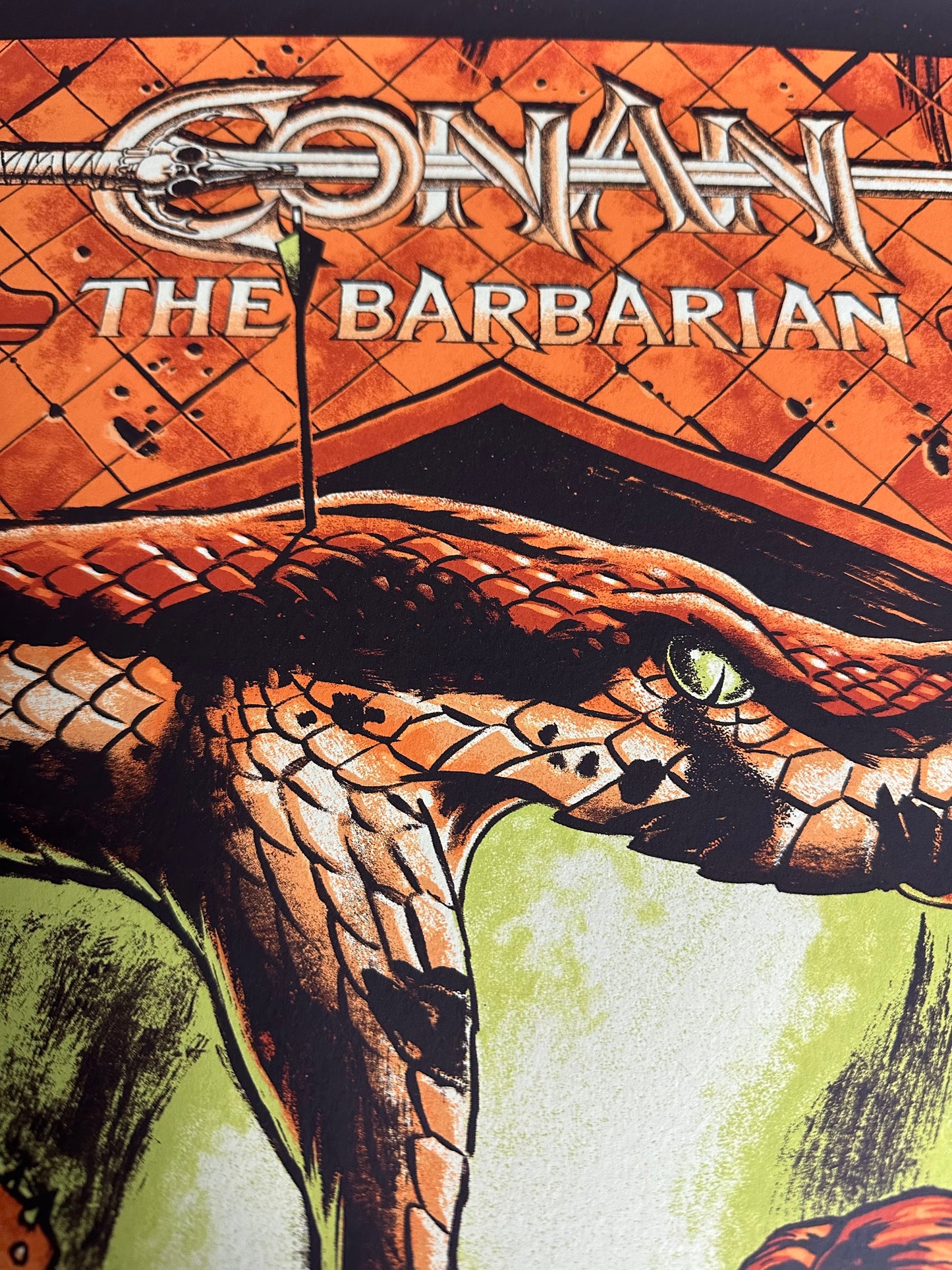Jason Edmiston - Conan The Barbarian 24x36 movie poster - detail image 3