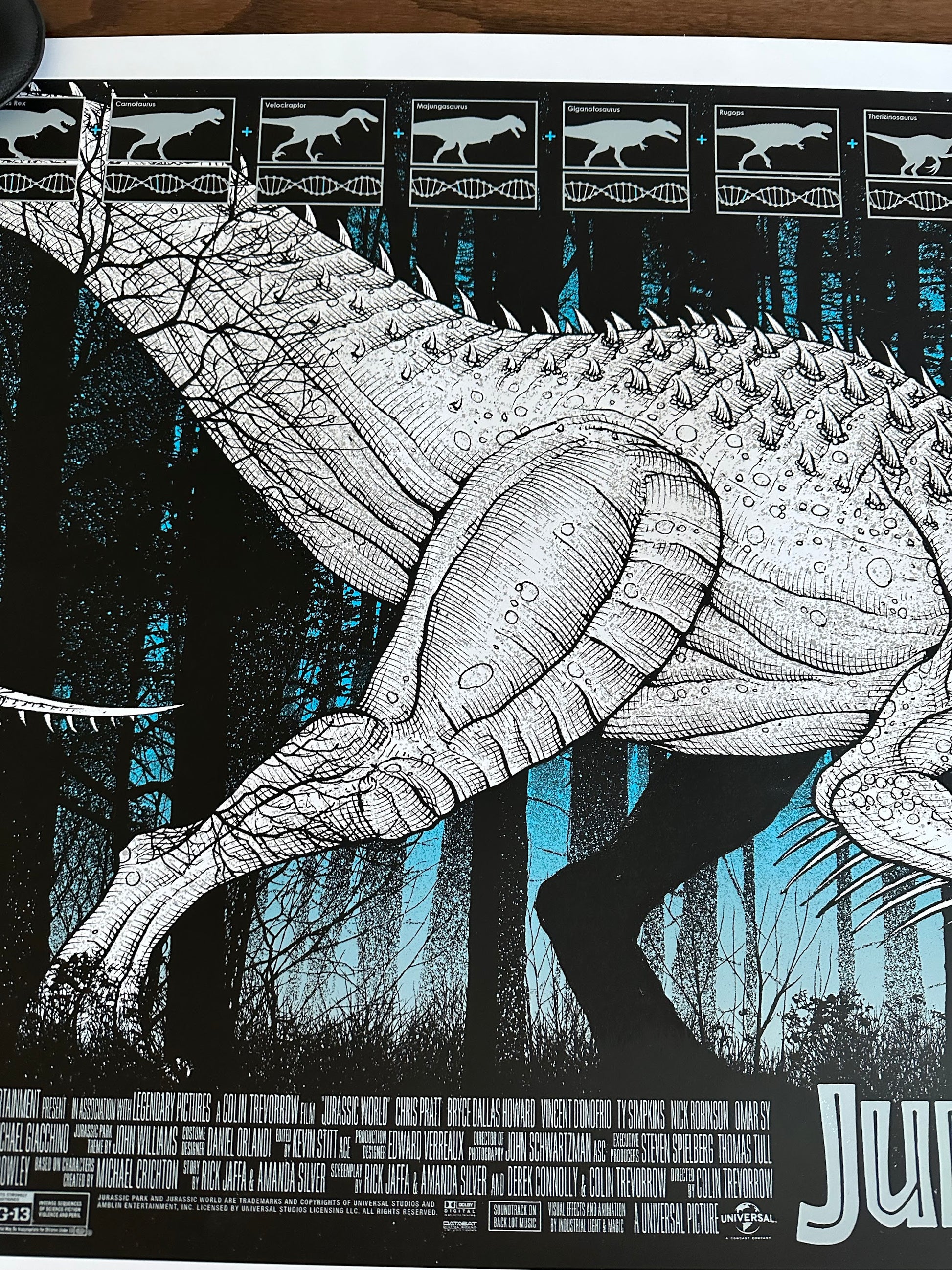 Dan Mcarthy - Jurassic World 36x24 movie poster - detail image 6