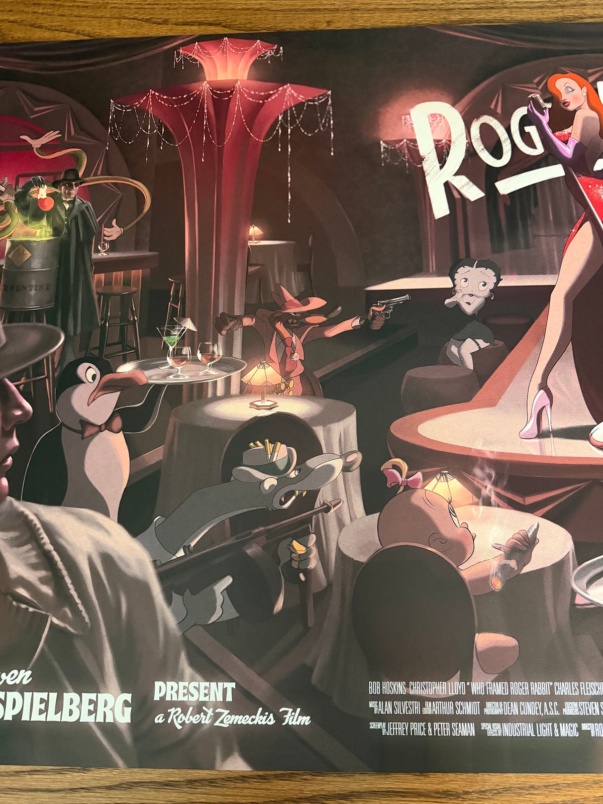 Ann Bembi - Who Framed Roger Rabbit - 36x24 - Limited Edition Poster