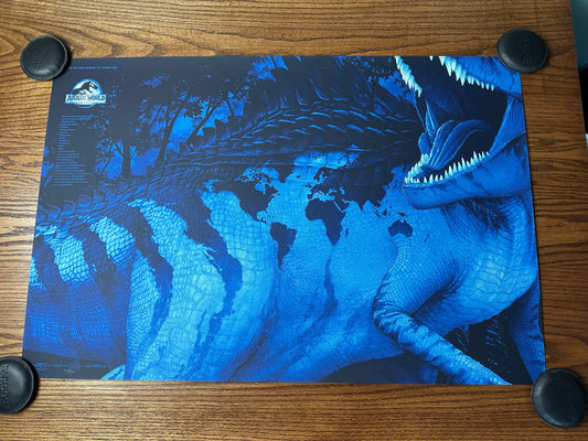 Phantom City Creative - Jurassic World Dominion Variant 36x24 movie poster