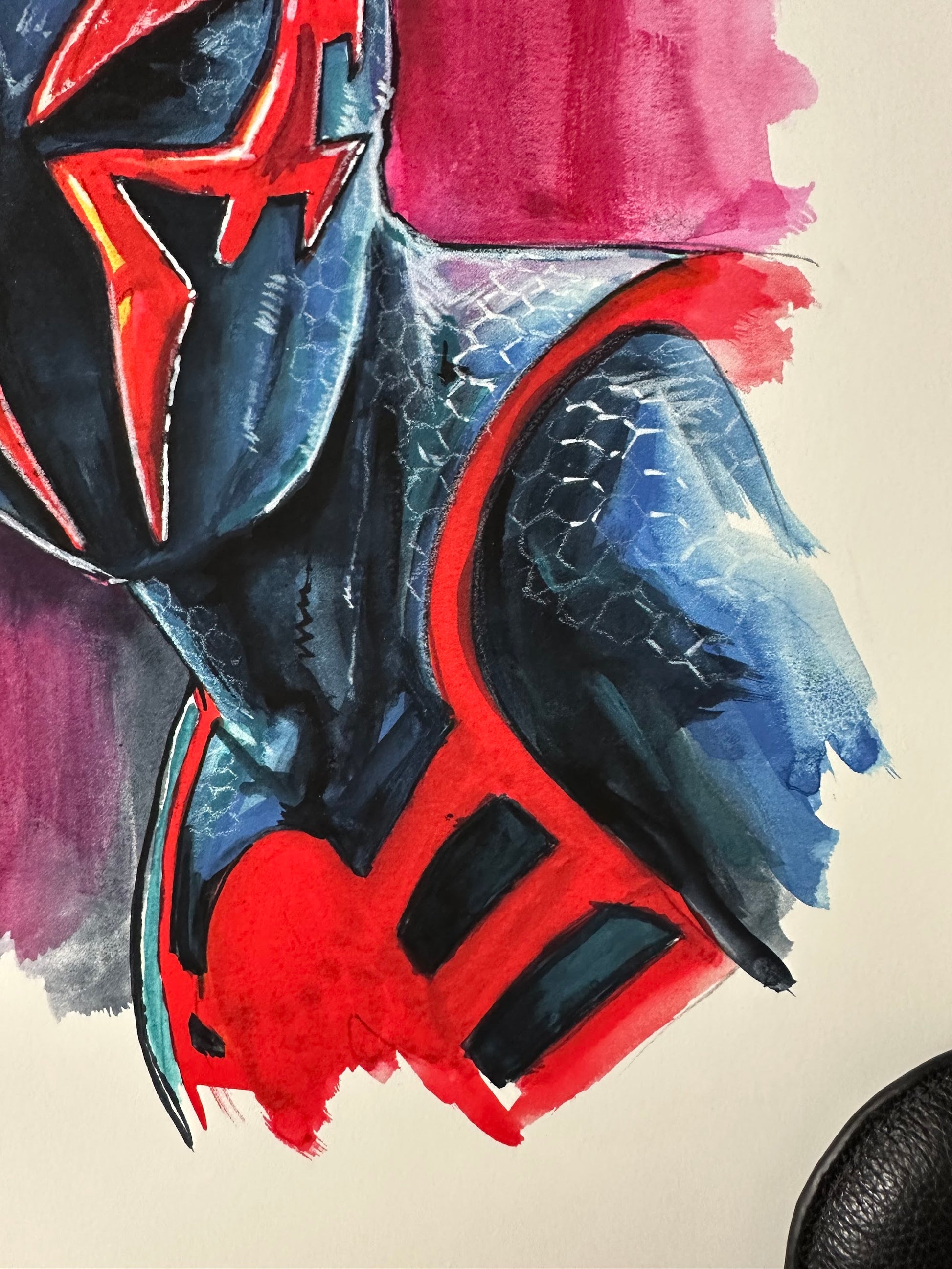 Tim Doyle - Shiny Objects Spider-Man 2099 8x10 art print - detail image 3