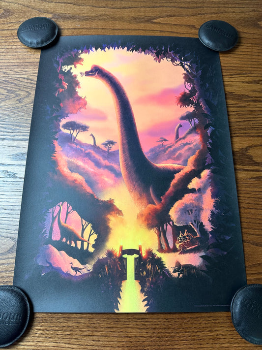 Carly AF - Jurassic Park Brachiosaurus 16.5x23.4 art print