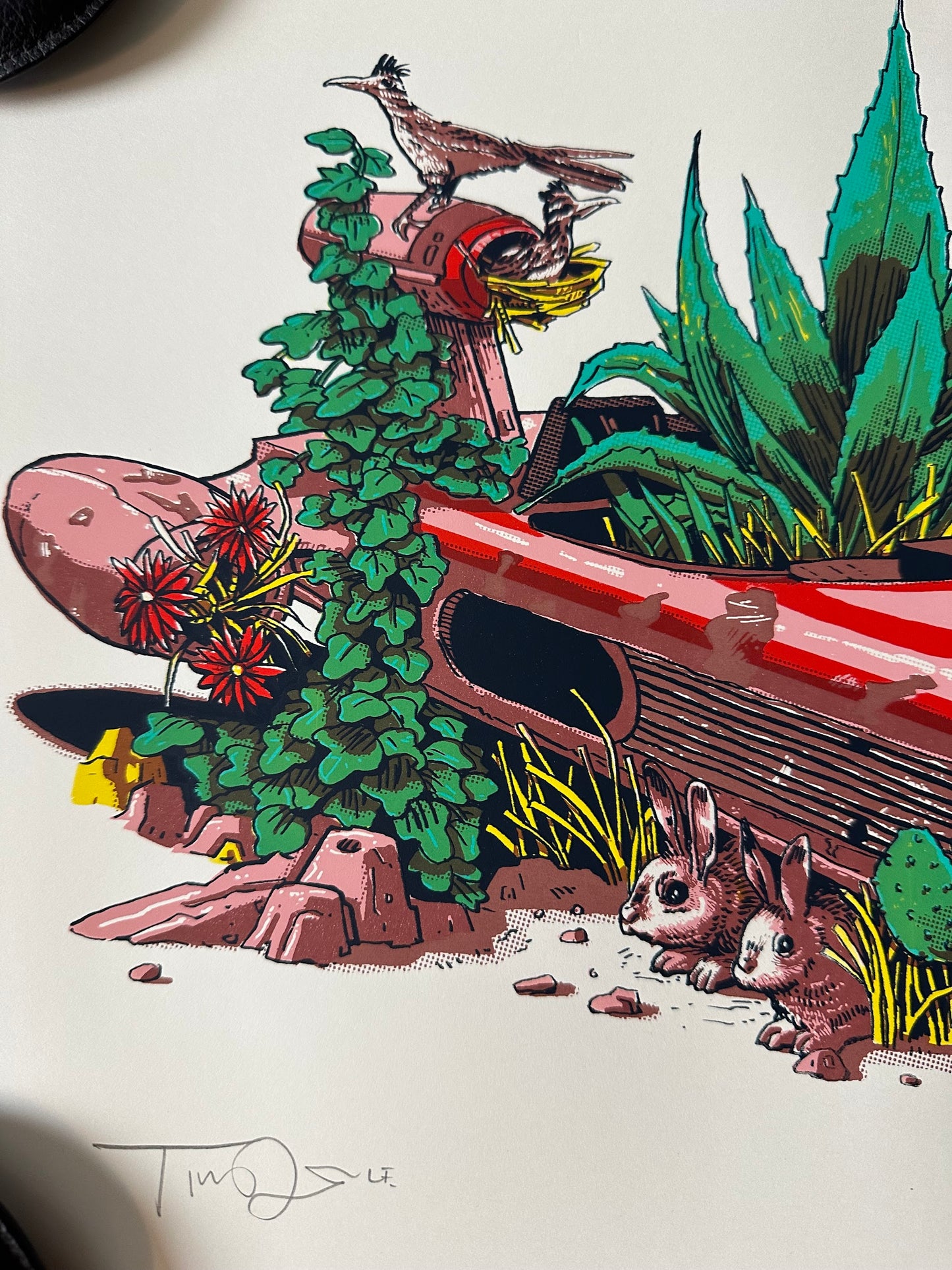 Tim Doyle - Lars Speeder 12x16 art print - detail image 2