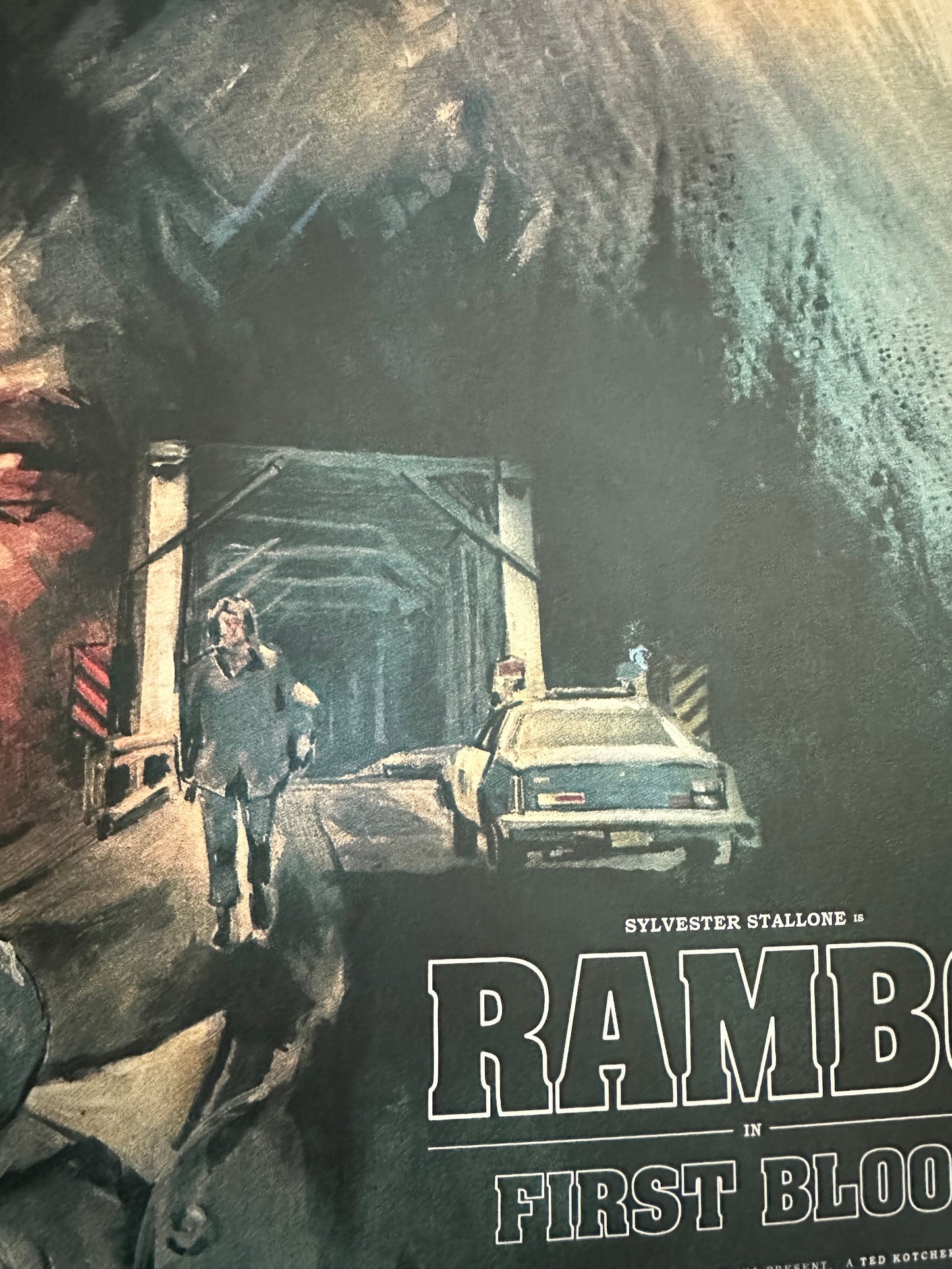 Tony Stella - Rambo First Blood 24x36 movie poster - detail image 6