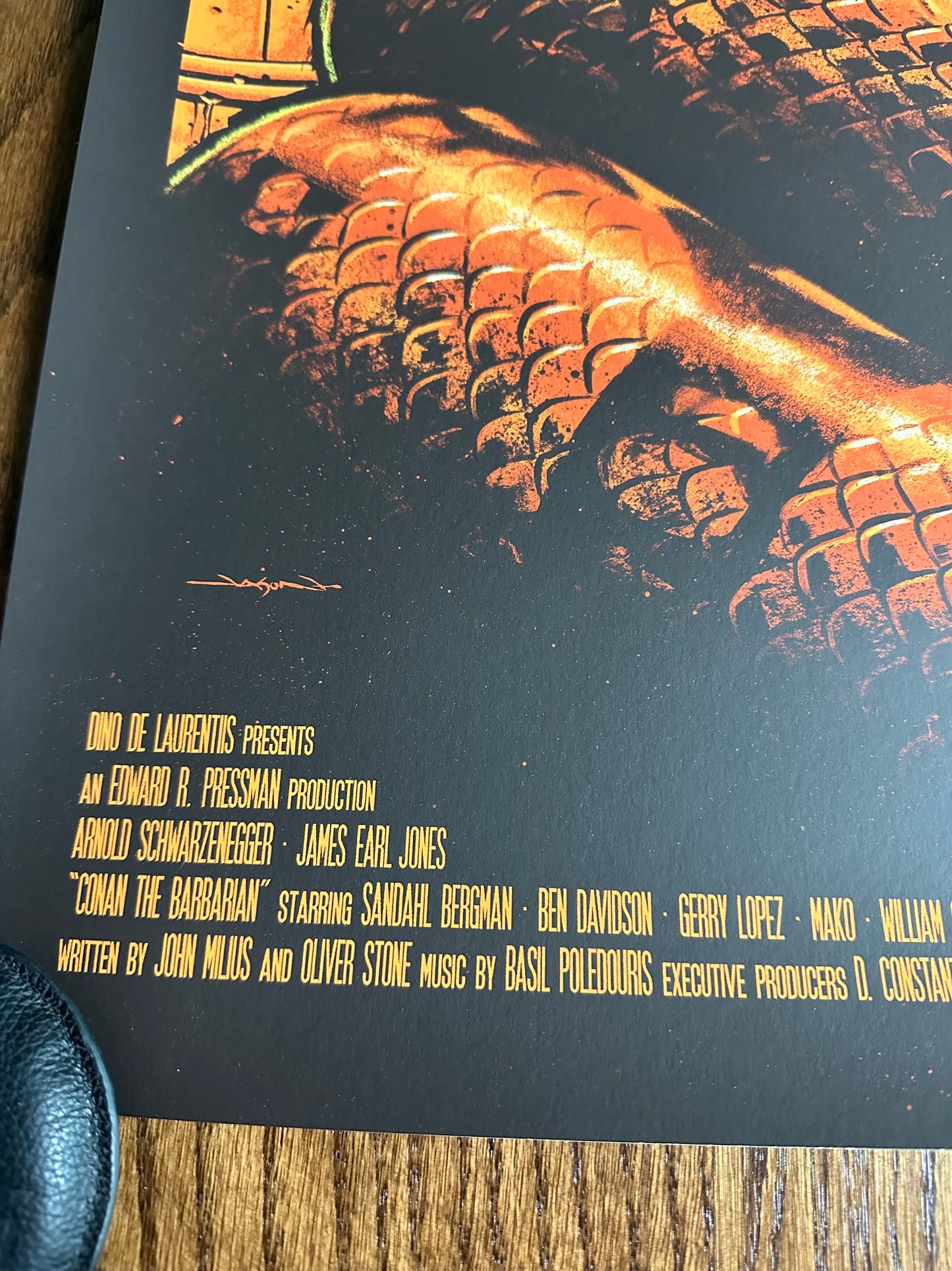 Jason Edmiston - Conan The Barbarian 24x36 movie poster - detail image 6