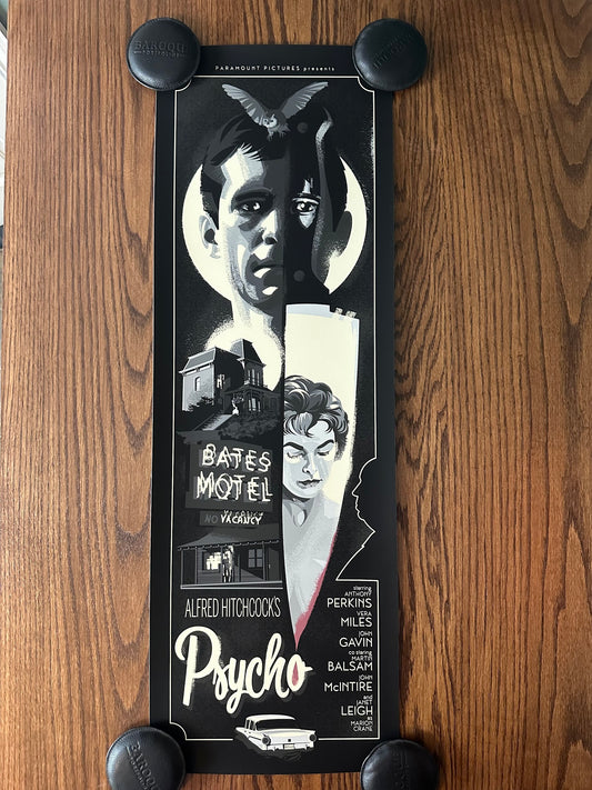 Danny Haas - Psycho 12x36 movie poster