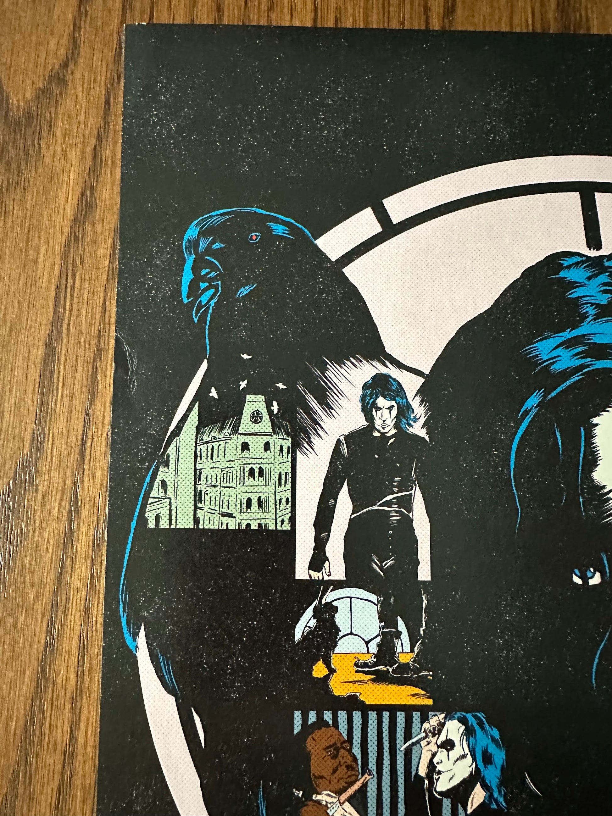 Van Saiyan - The Crow 16.5x11.7 art print - detail image 3