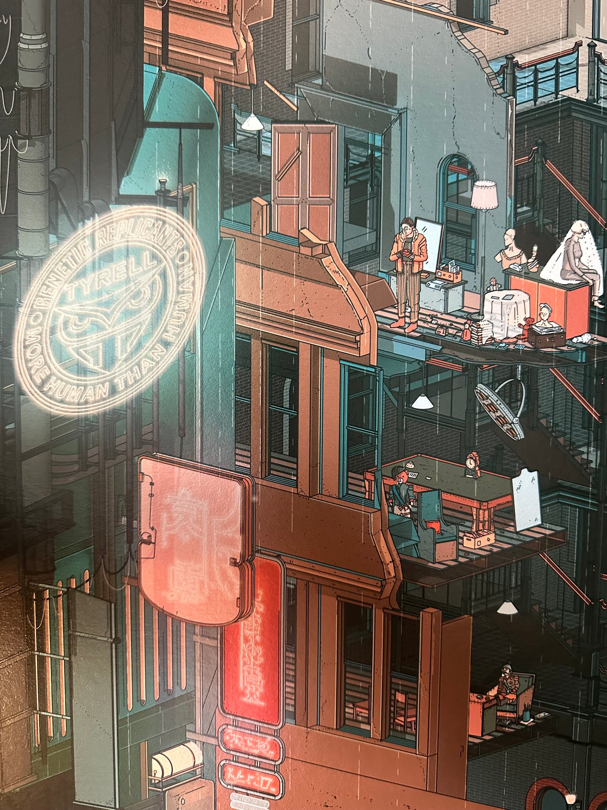 Doug John Miller - Blade Runner Variant 24x36 movie poster - detail image 3