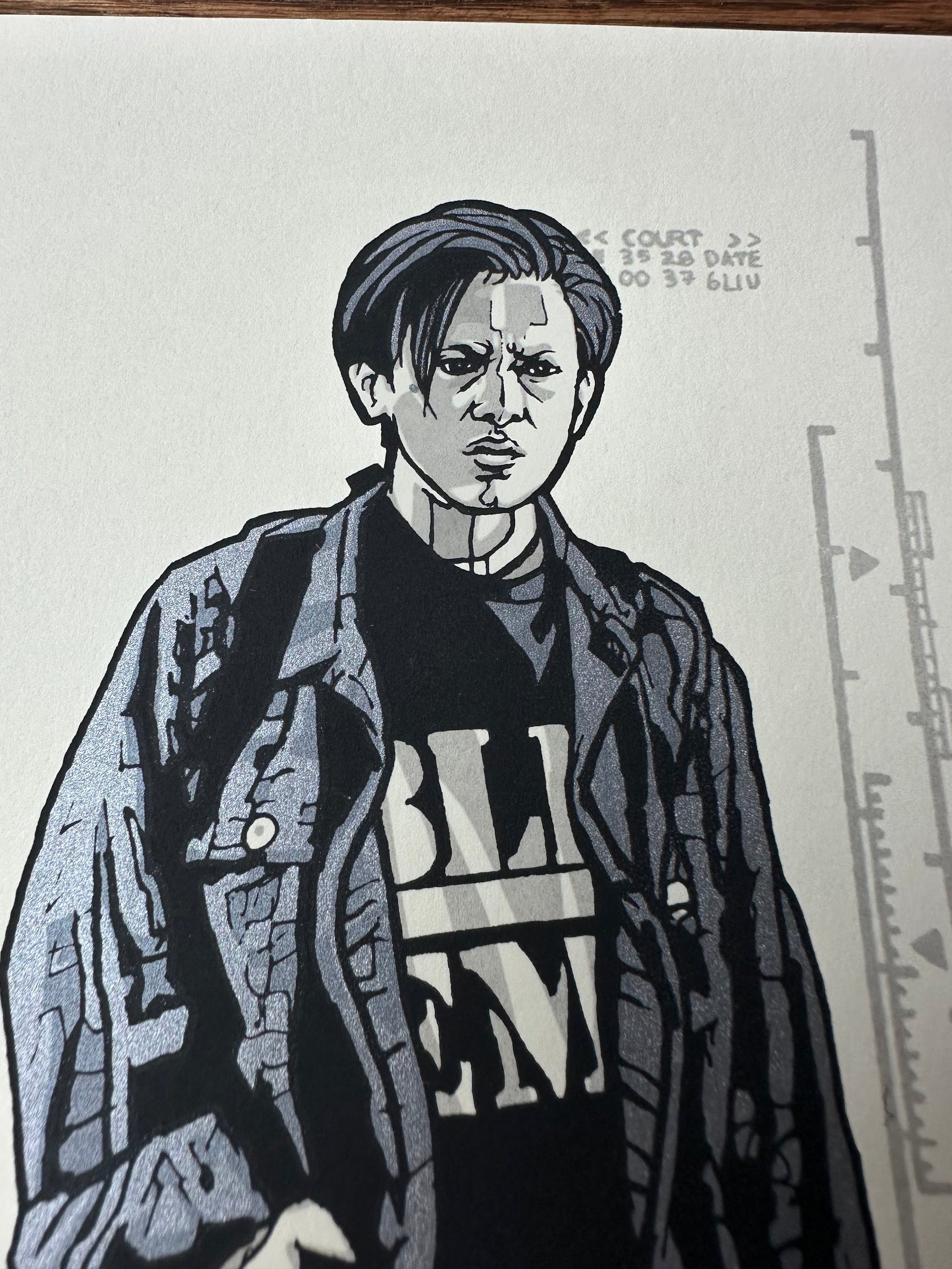New Flesh - Terminator 2 John Connor Handbill 5x7 art print - detail image 2