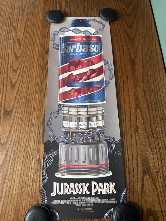 Mark Bell - Jurassic Park Variant - 12x36 - Limited Edition Poster