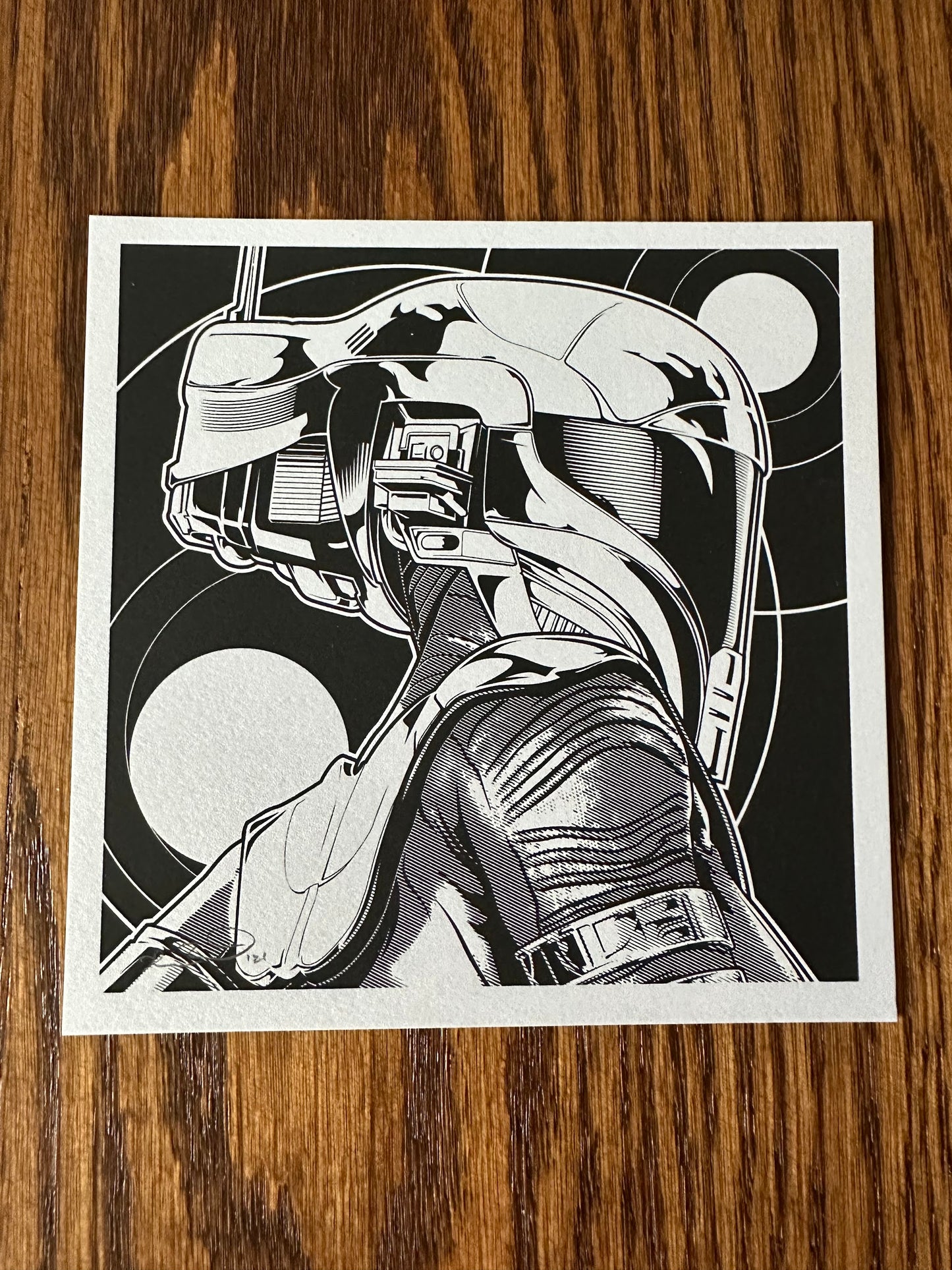 Joshua Budich - Star Wars Zori Bliss Silver Variant 6x6 art print