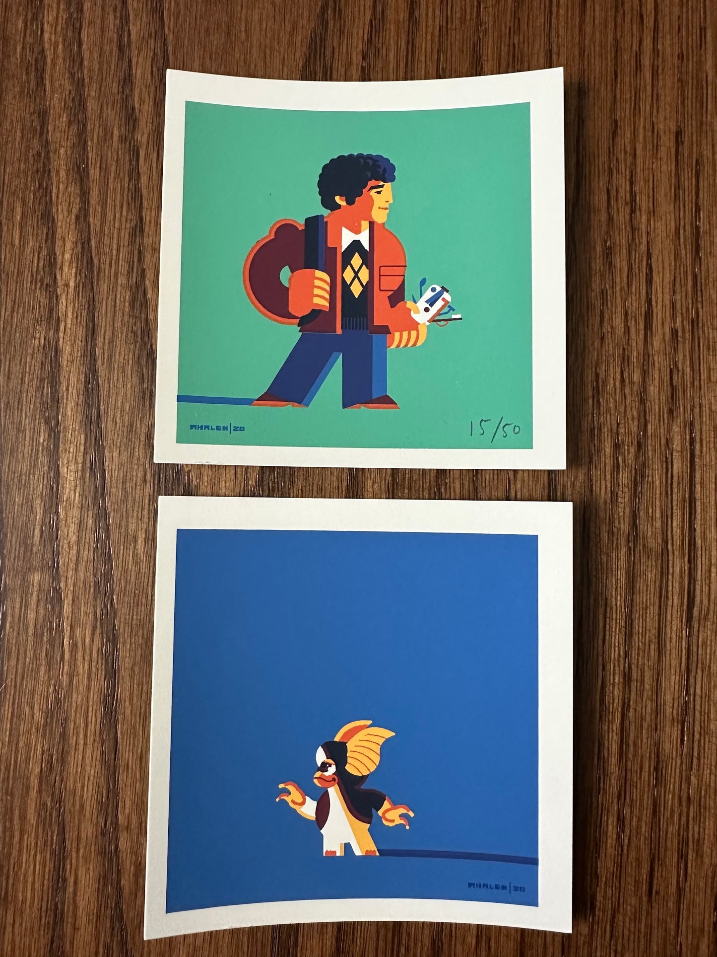 Tom Whalen - Gremlins Set 4x4 art print