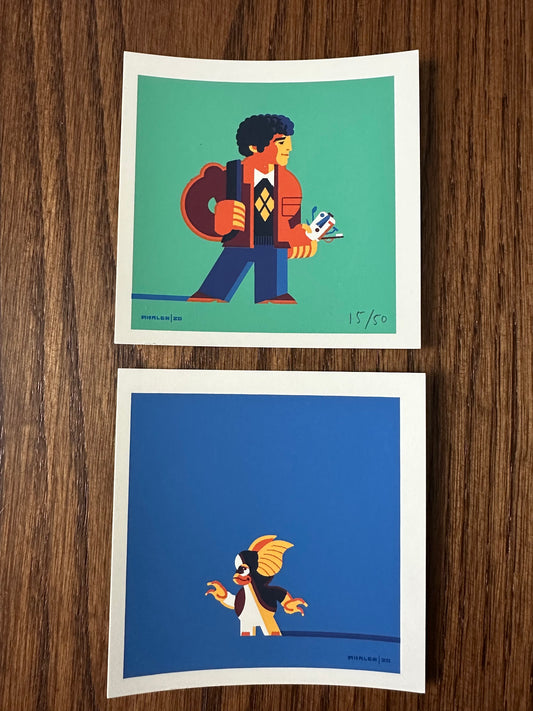 Tom Whalen - Gremlins Set 4x4 art print