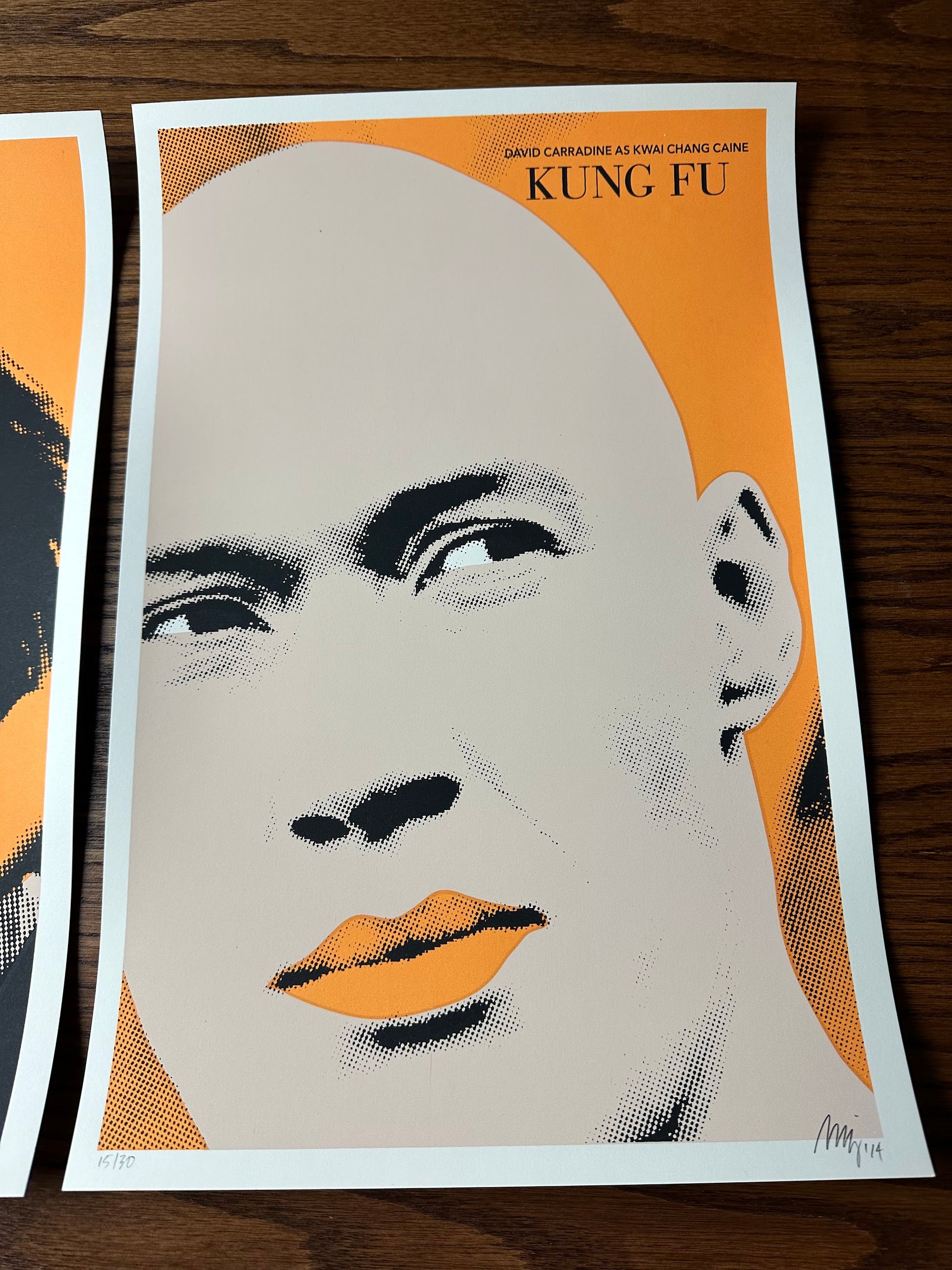 Tim Jordan - Kung Fu Caine Set 12x18 art print - detail image 3