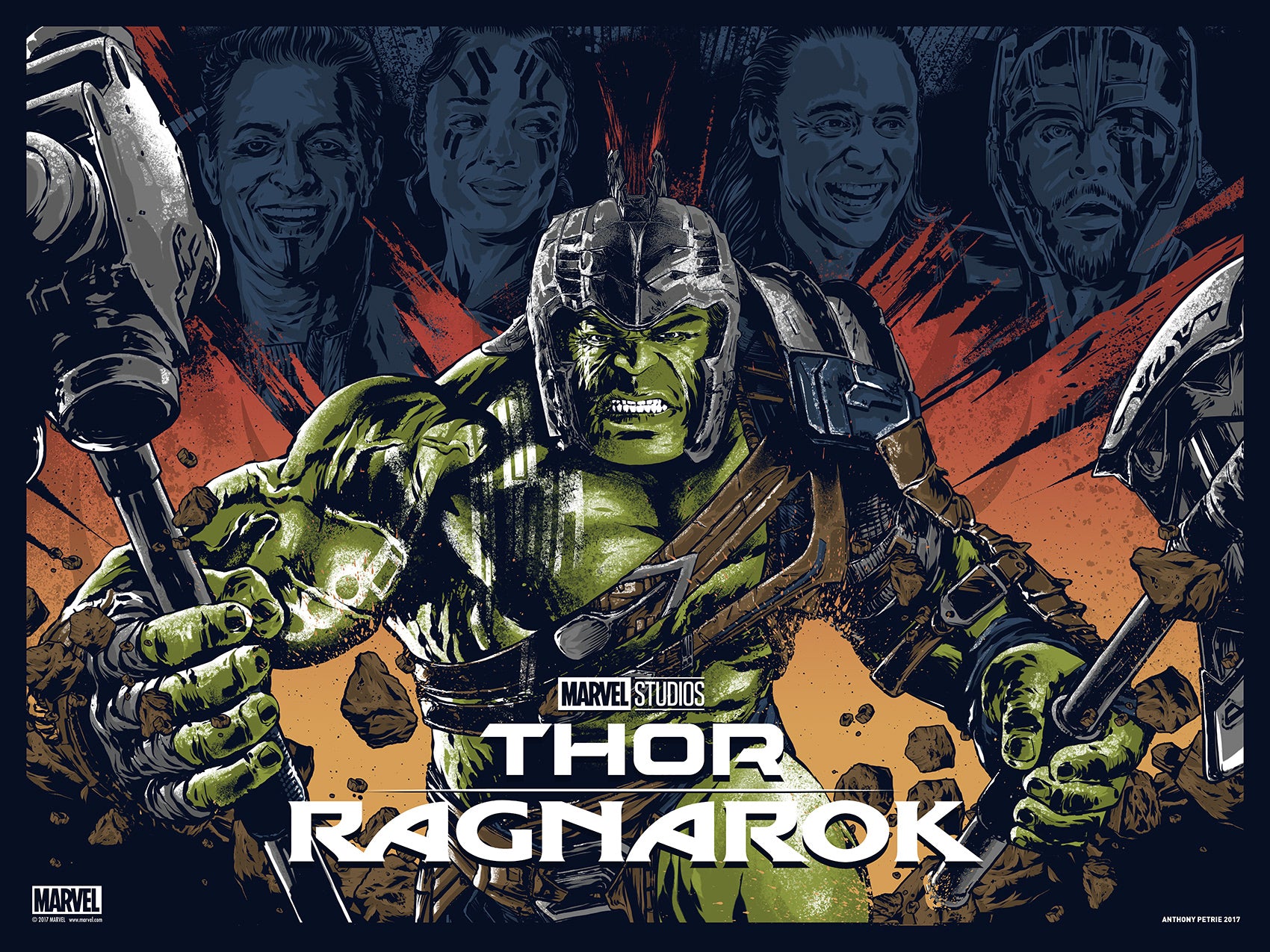 Anthony Petrie - Thor Ragnorak 24x18 movie poster - detail image 6