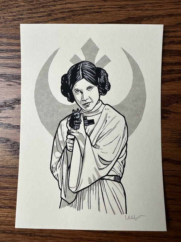 New Flesh - Princess Leia Handbill - 5x7 - Limited Edition Print