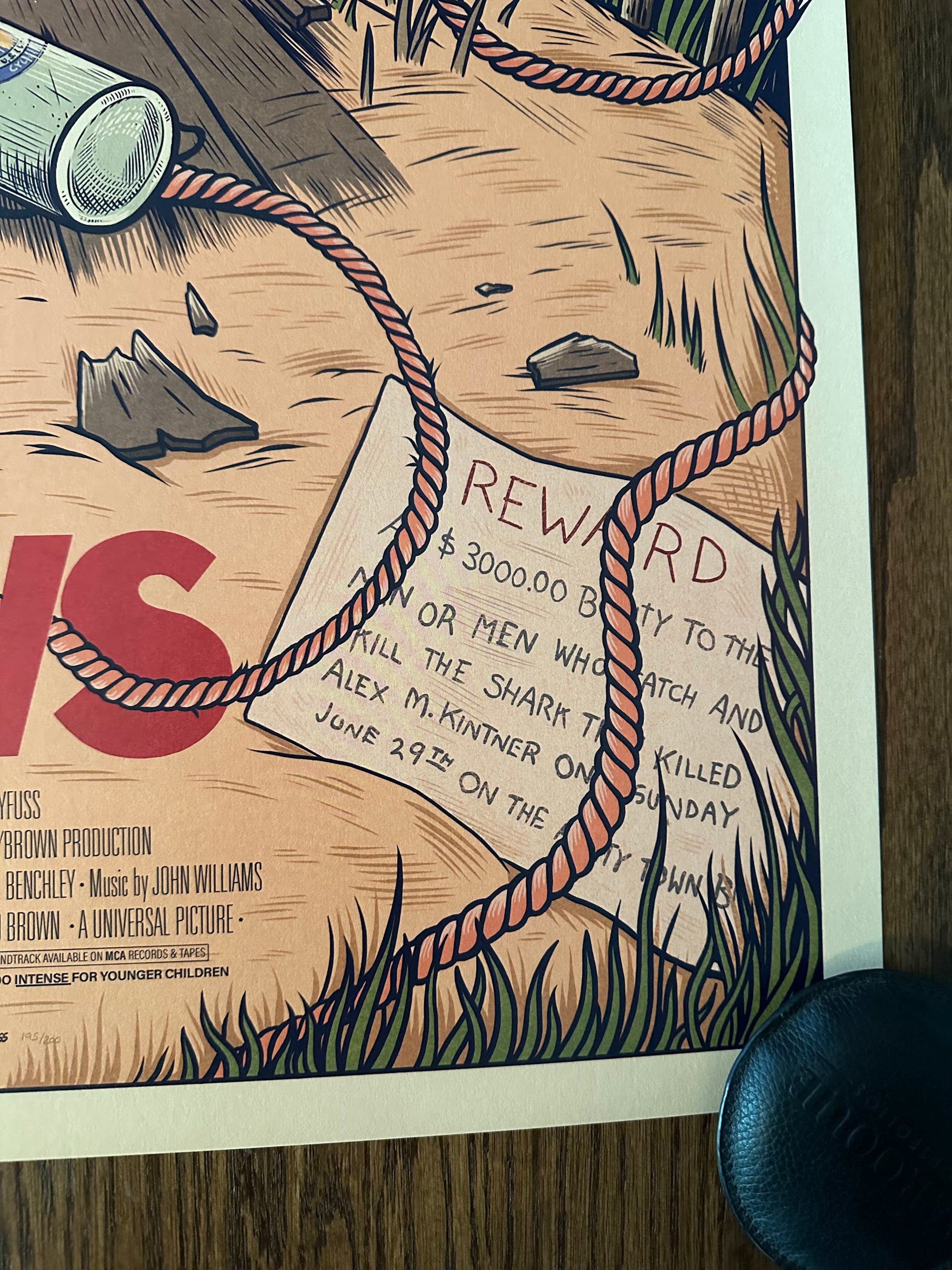 Sam Dunn - Jaws 24x36 movie poster - detail image 6