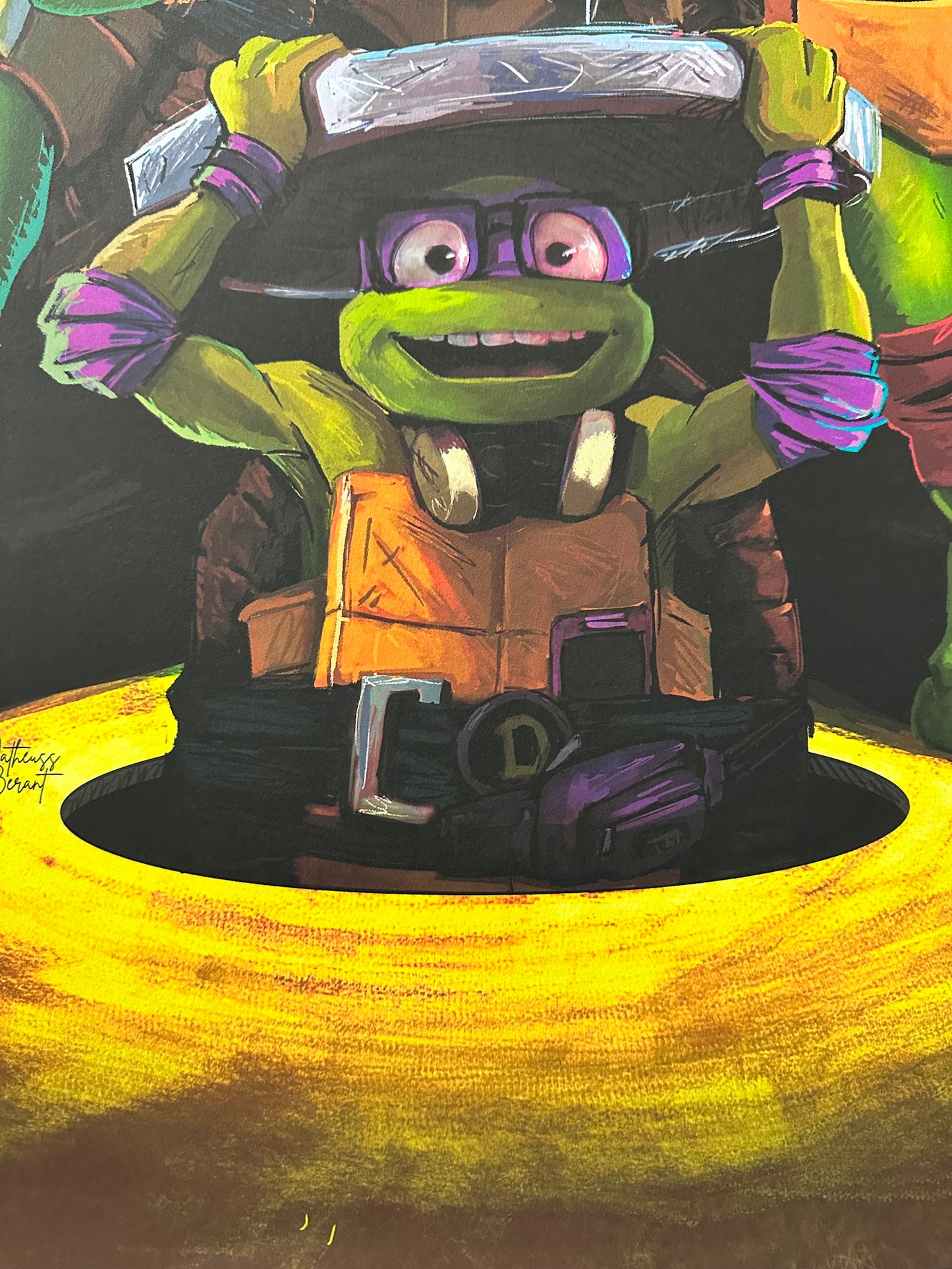 Matheuss Berant - TMNT Mutant Mayhem 24x36 movie poster - detail image 5