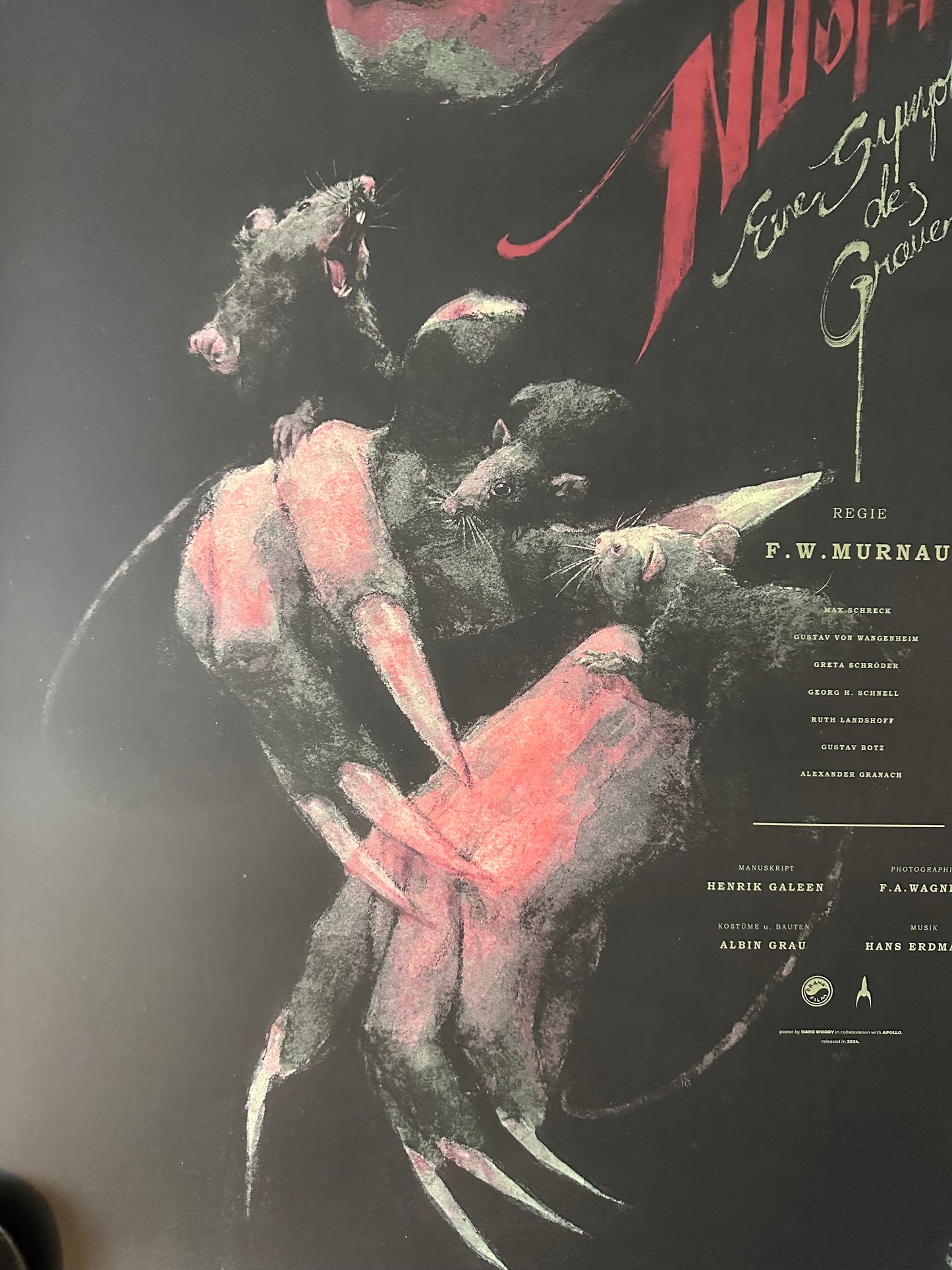 Hans Woody - Nosferatu 24x36 movie poster - detail image 4