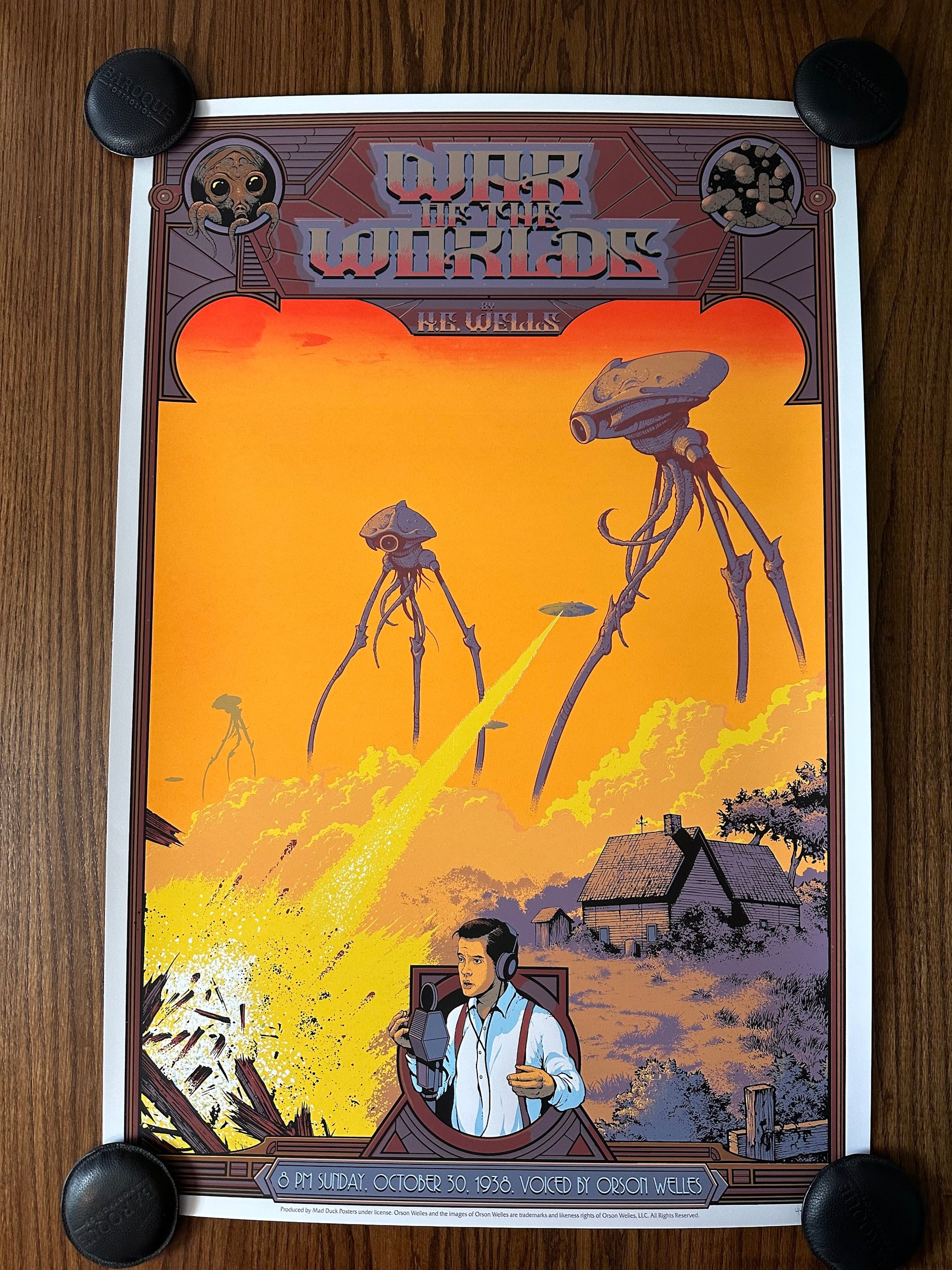 Arno Kiss - War of the Worlds 24x36 movie poster