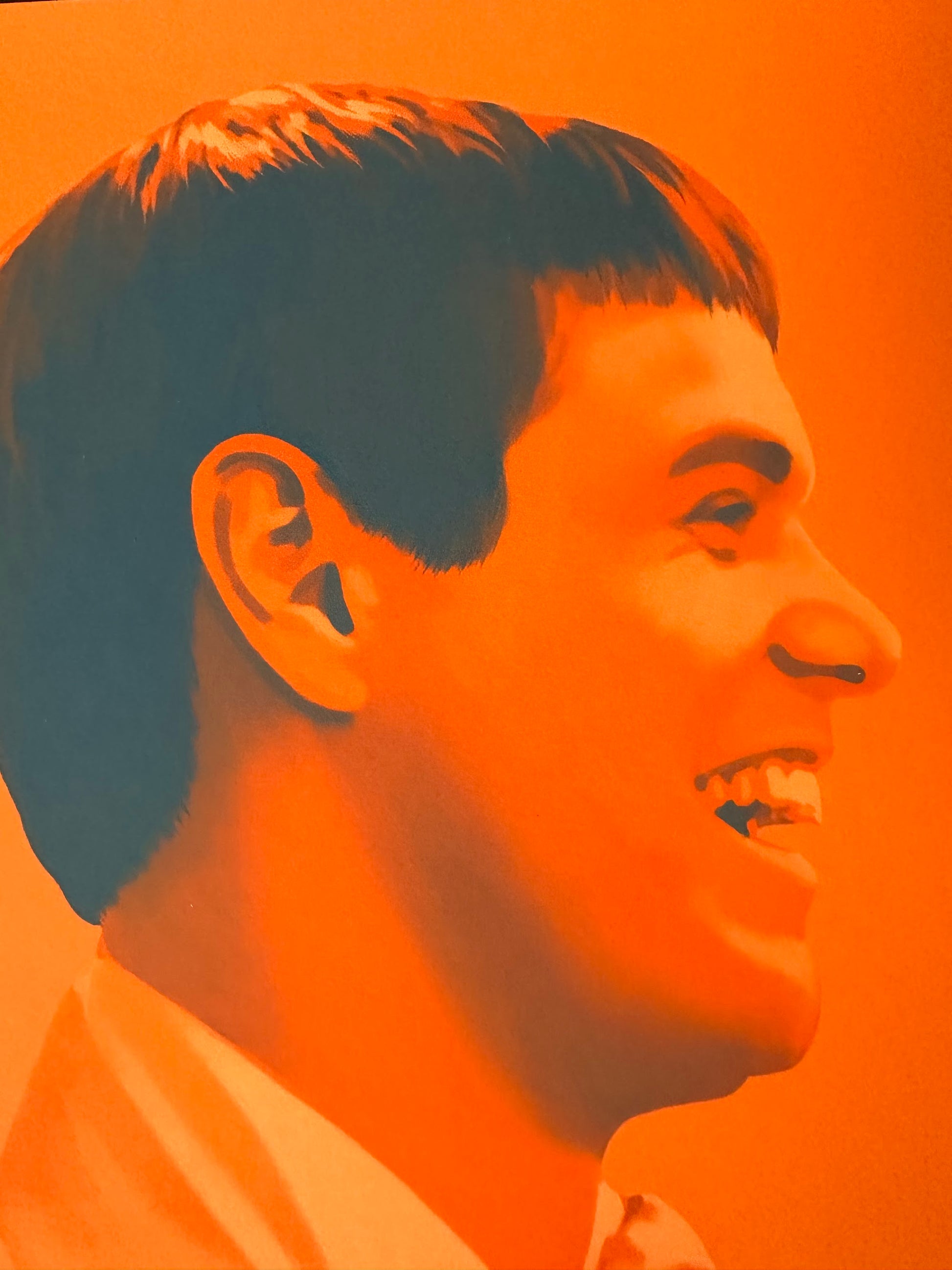 Dakota Randall - Dumb & Dumber Llyod Christmas Portrait 12x12 art print - detail image 2