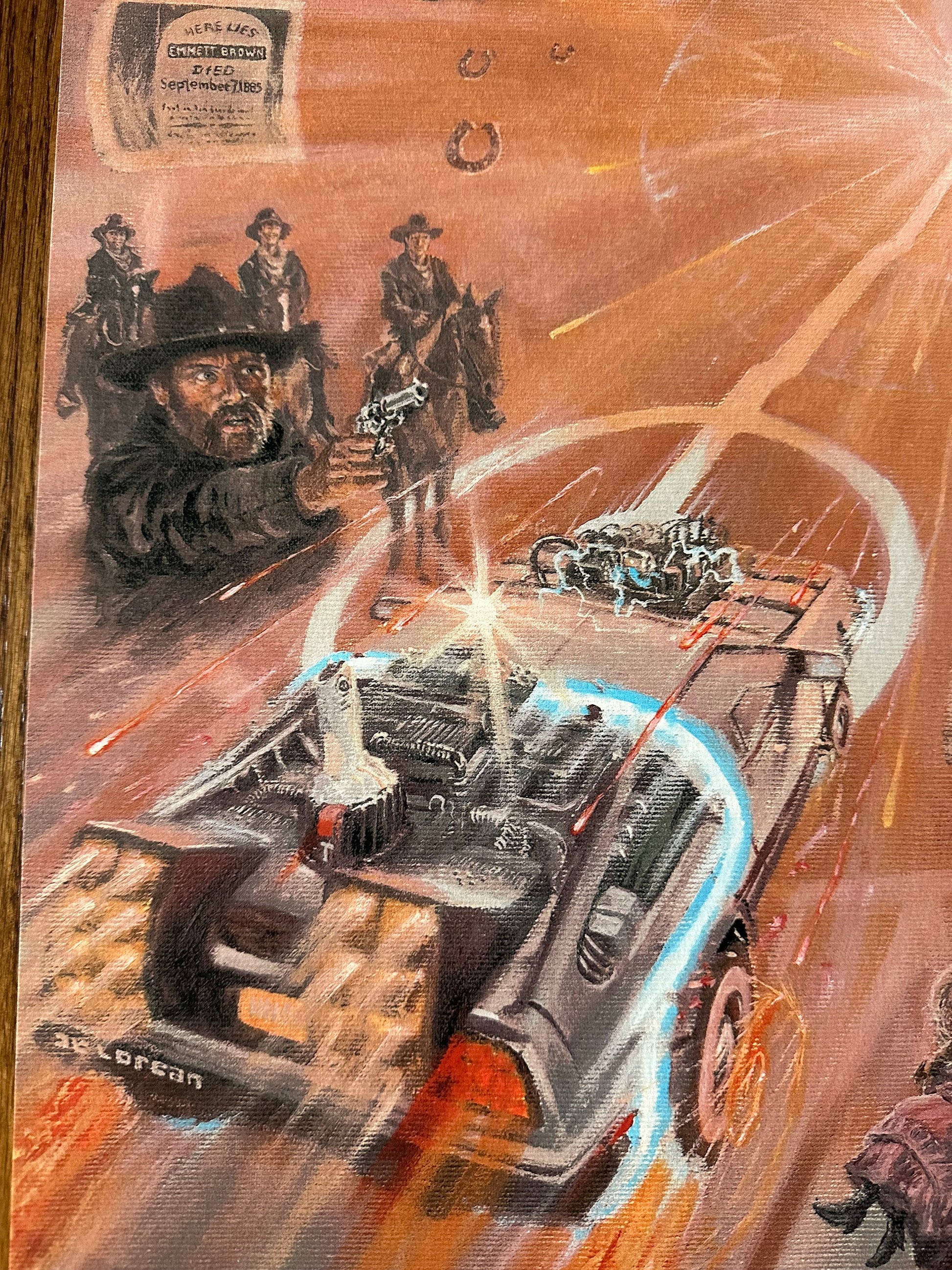 Gustavo Barroni - Back to the Future III 24x36 movie poster - detail image 4