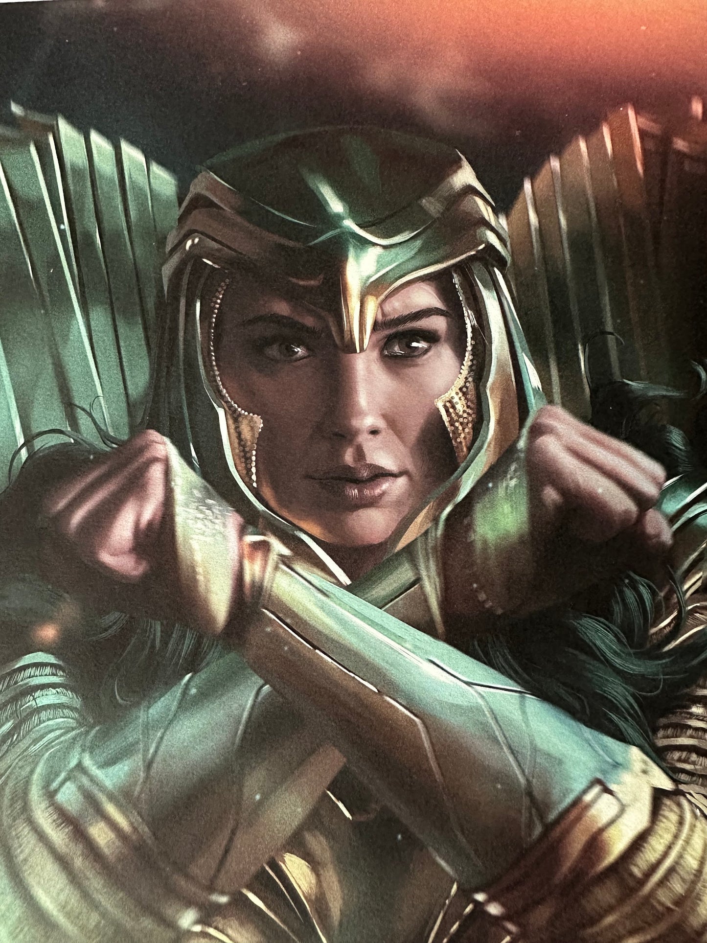 Ann Bembi - Wonder Woman 13x19 art print - detail image 2