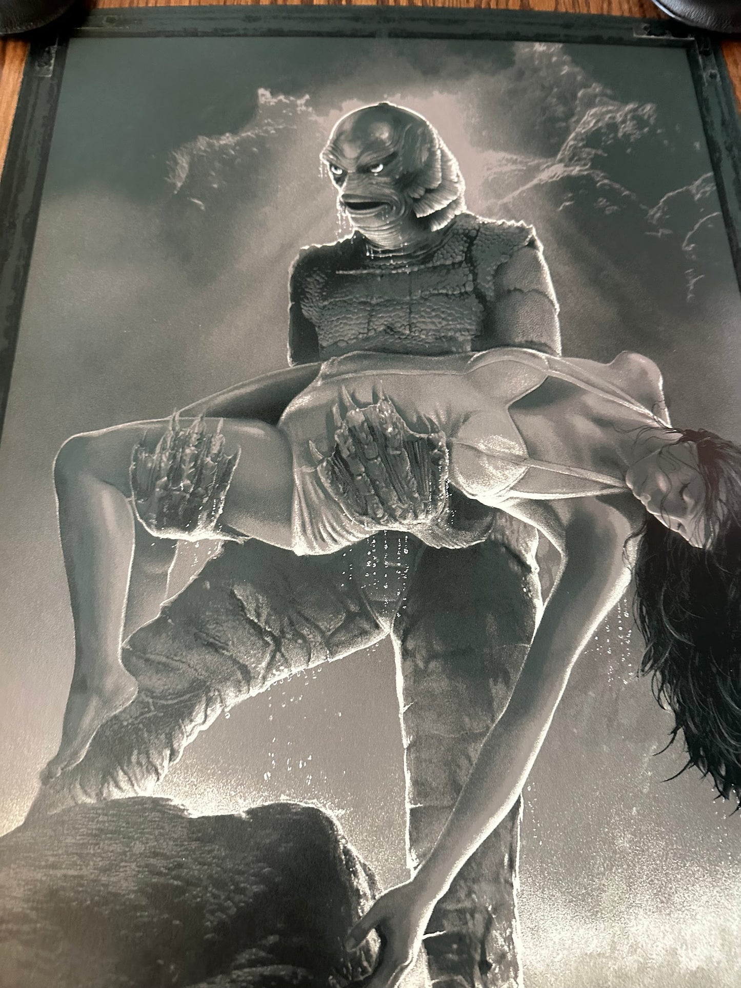 Juan Ramos - Creature from the Black Lagoon Variant 18x36 movie poster - detail image 3