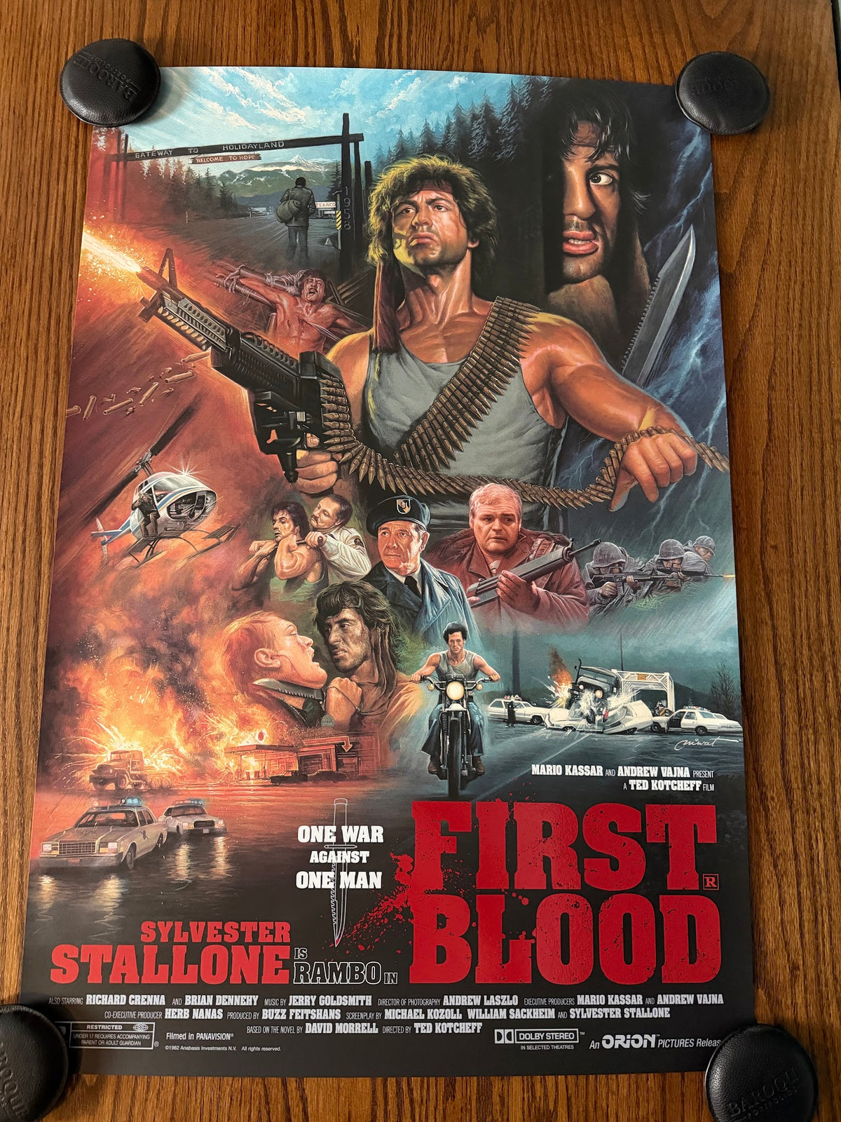 WiWat - Rambo First Blood - 24x36 - Limited Edition Poster